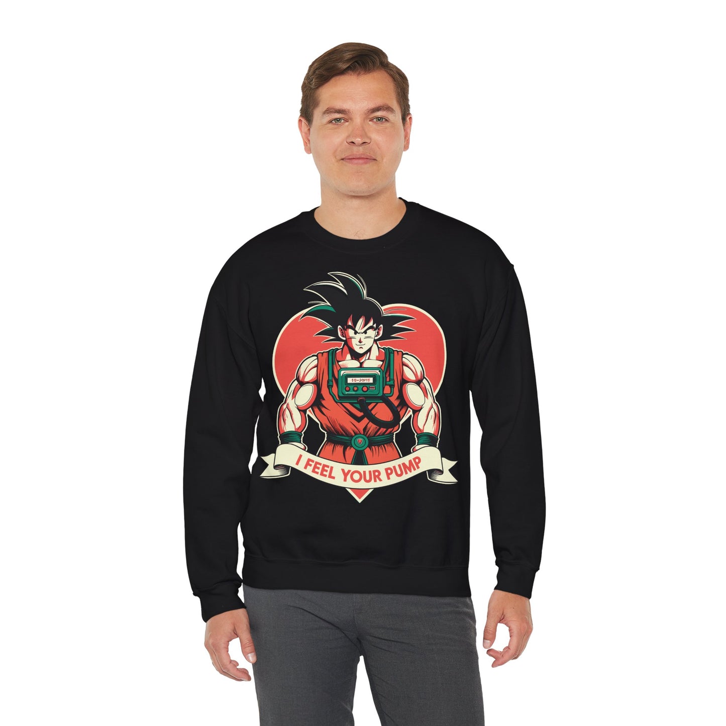 I Feel Your Pump Unisex Crewneck Sweatshirt - Retro Athletic Vibe