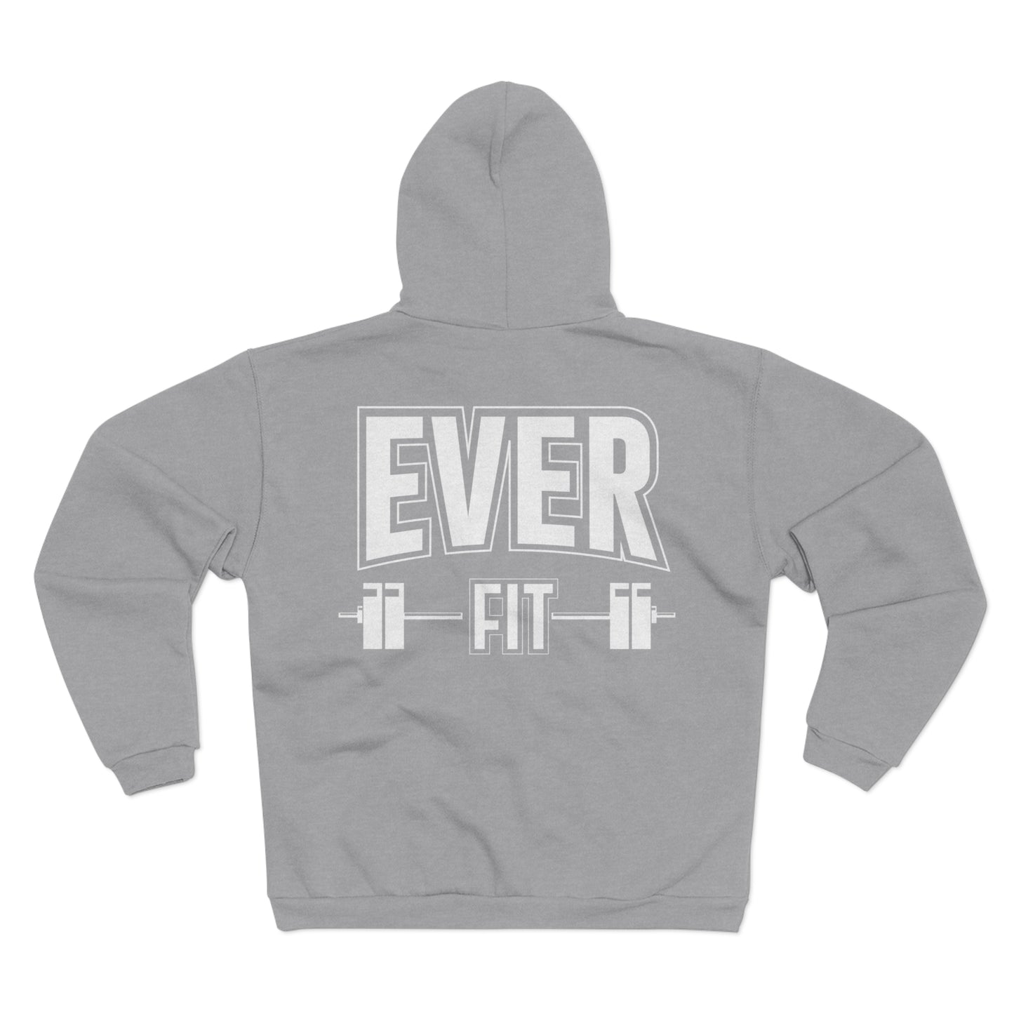 Unisex Hooded Zip Sweatshirt - Ever Fit Gym Wear, Perfect for Fitness Enthusiasts