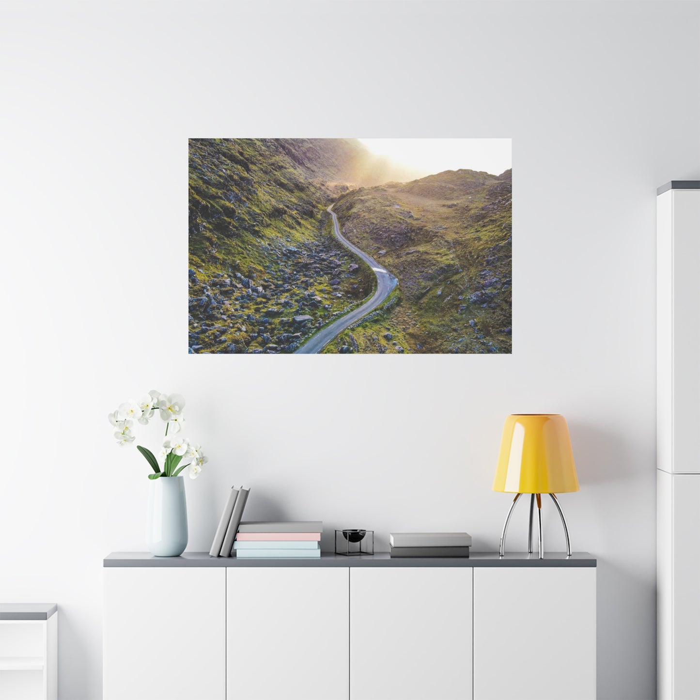 Valley Road Matte Canvas, Stretched, 1.25"