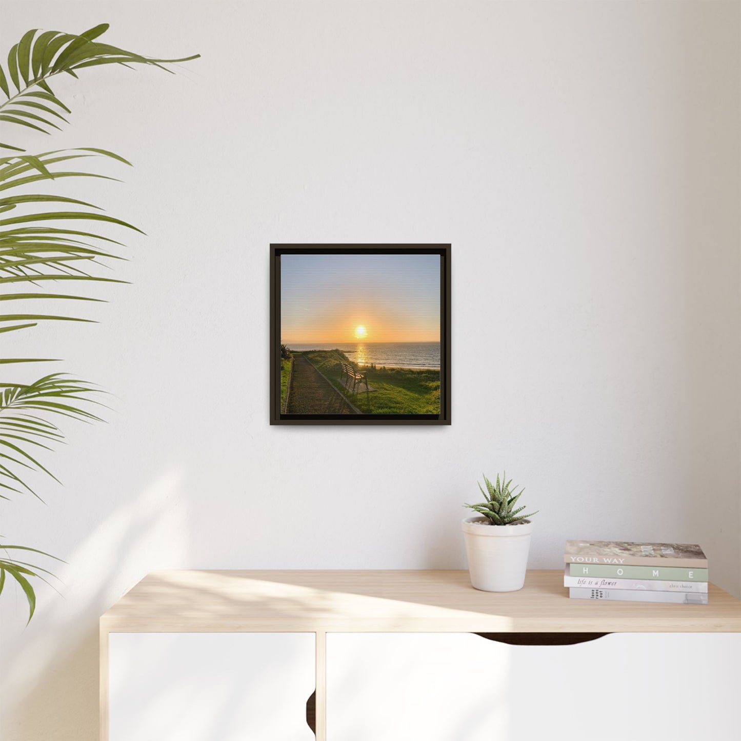 Sunset in Ballybunion 2 Matte Canvas, Framed (Multi-color)