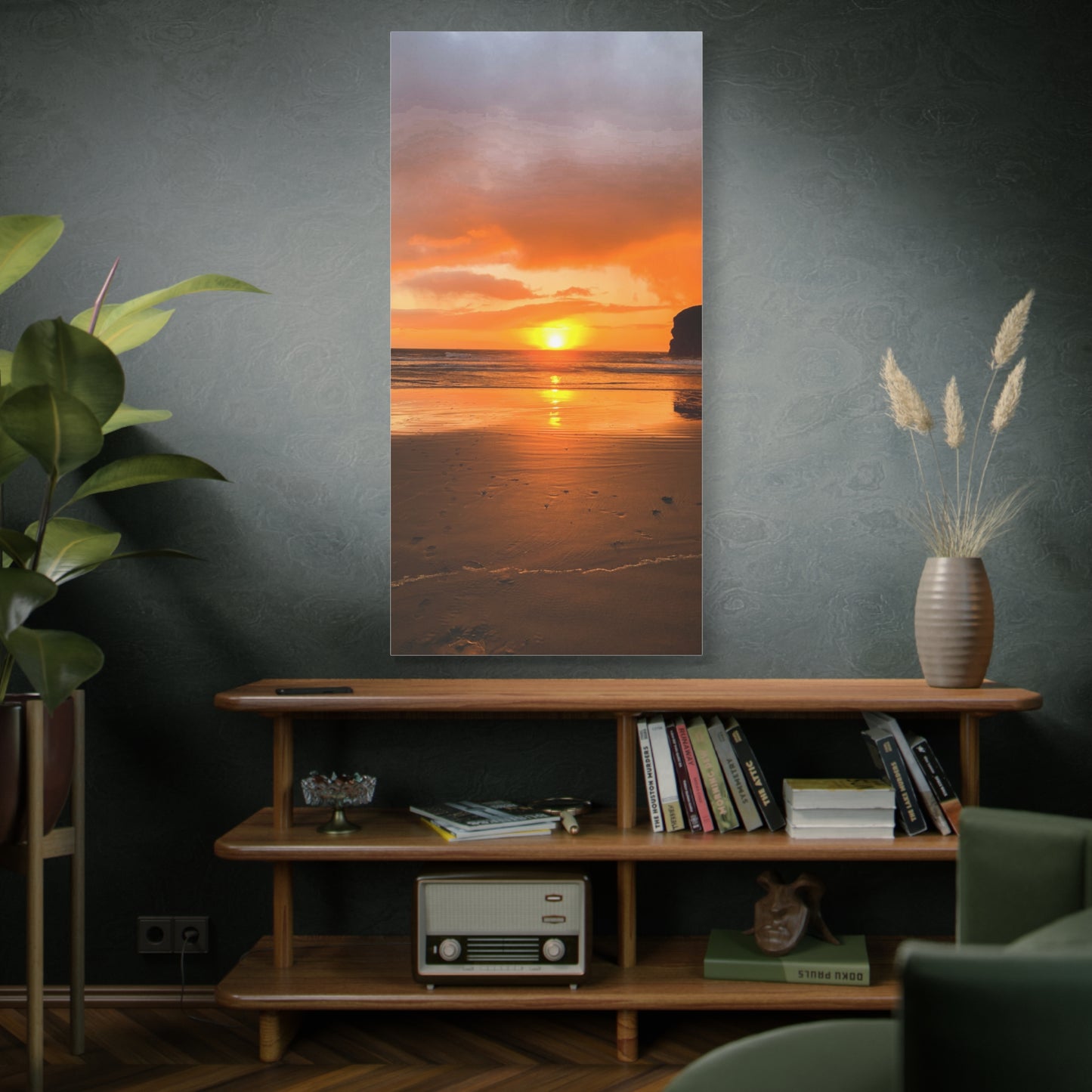 Sunset in Ballybunion Matte Canvas, Stretched, 1.25"