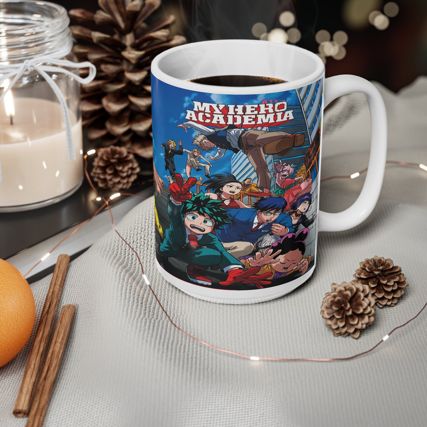 My Hero Academia Ceramic Coffee Cup - 11oz & 15oz Mug for Anime Fans