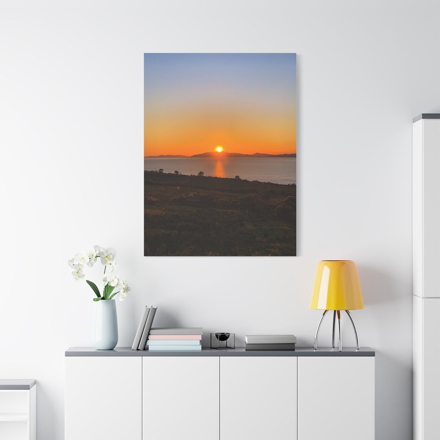 Sunset Ring of Kerry Matte Canvas, Stretched, 1.25"