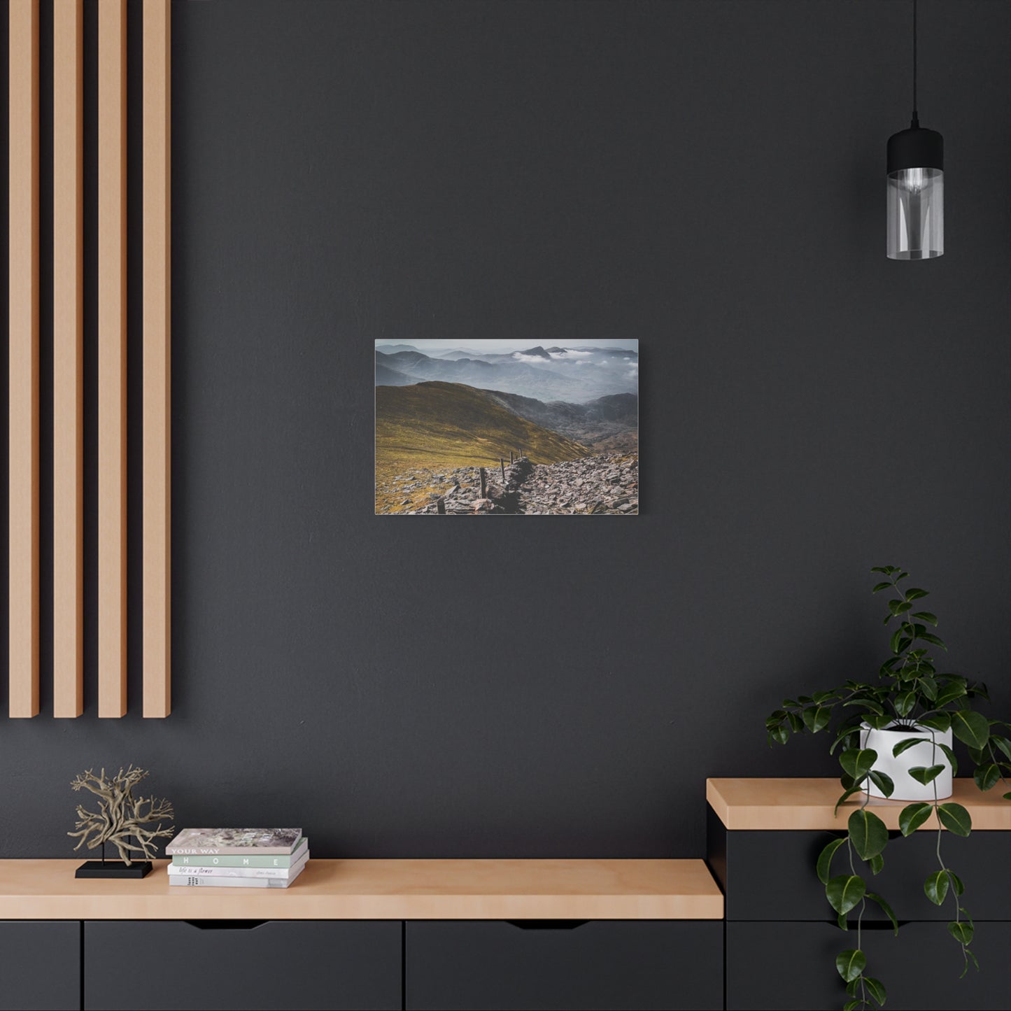 Wall in Mountains Matte Canvas, Stretched, 1.25"