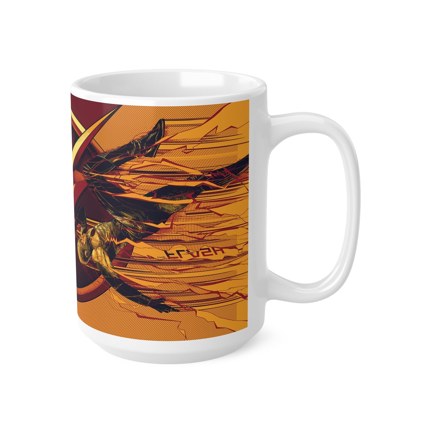 The Flash Ceramic Coffee Mug - 11oz & 15oz | Superhero Drinkware for Fans