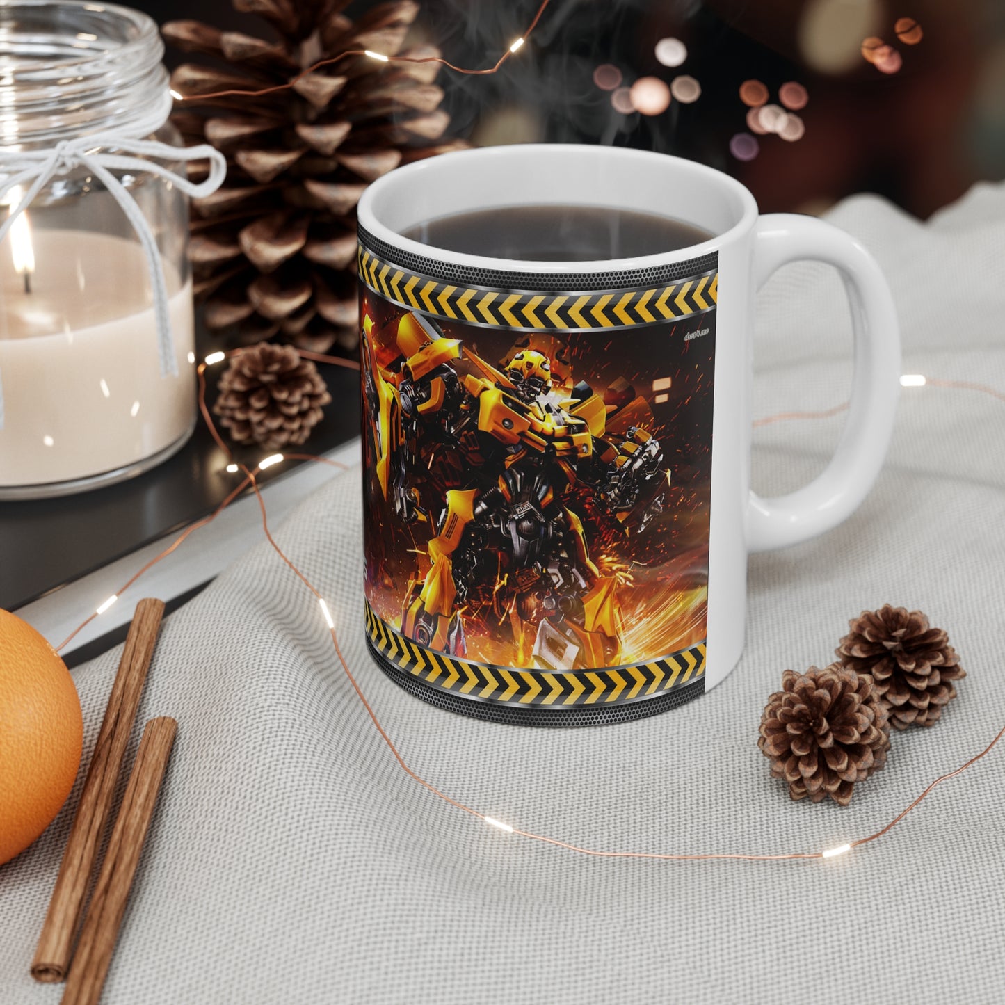 Transformers Inspired Ceramic Coffee Mugs - 11oz & 15oz Sizes