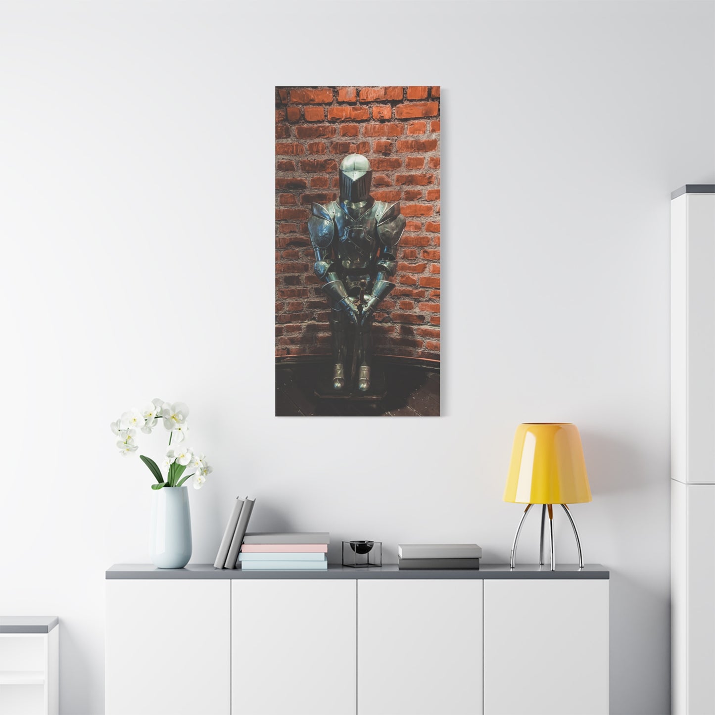 Steel Armour Medieval Age Lithuania Matte Canvas, Stretched, 1.25"