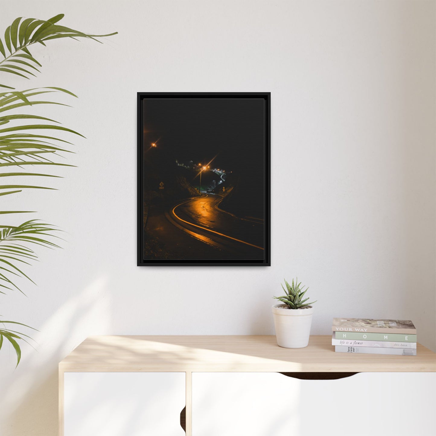 Ballybunion at Night Matte Canvas, Framed (Multi-color)