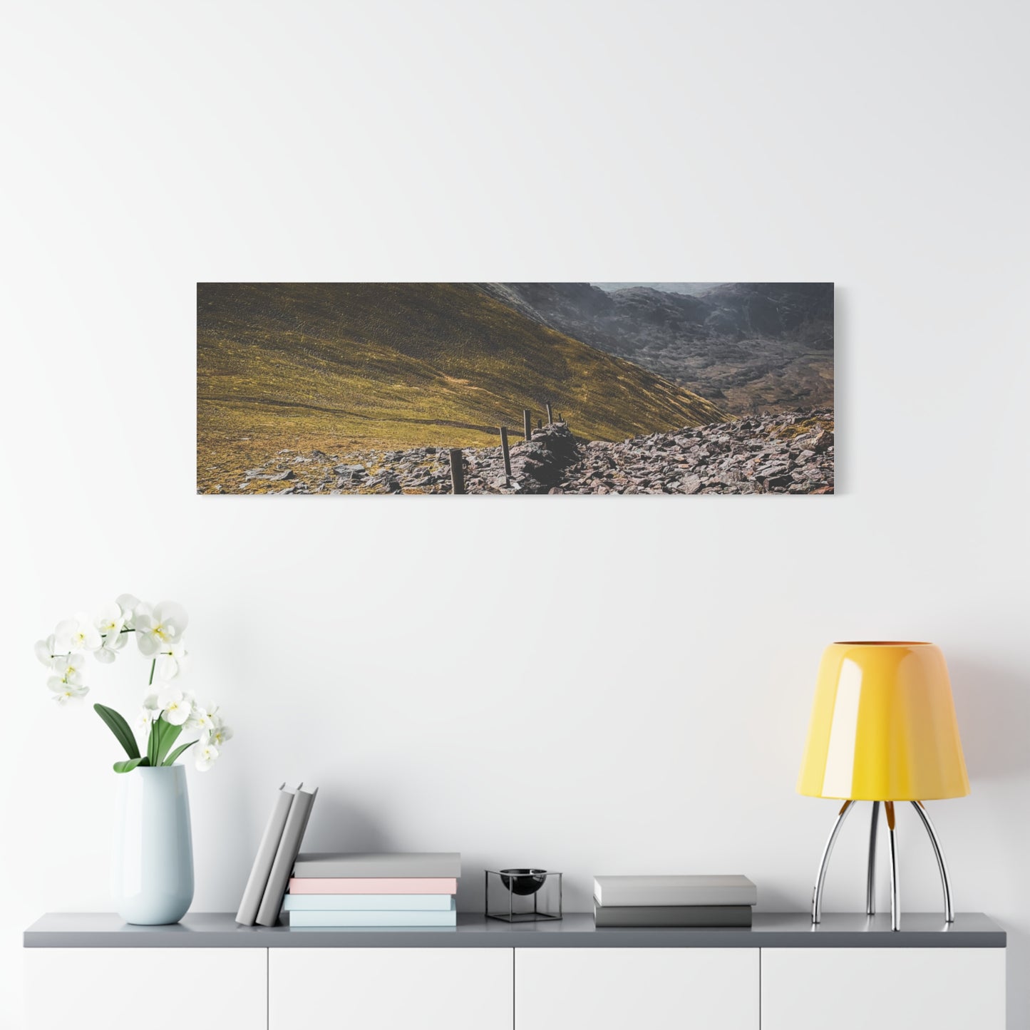 Wall in Mountains Matte Canvas, Stretched, 1.25"