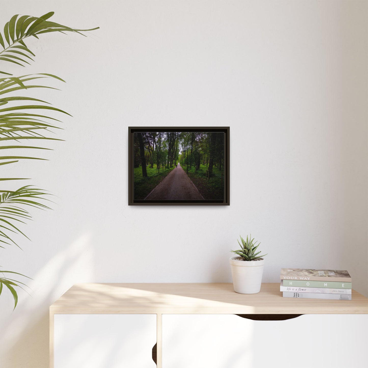 Zagares Park Matte Canvas, Framed (Multi-color)