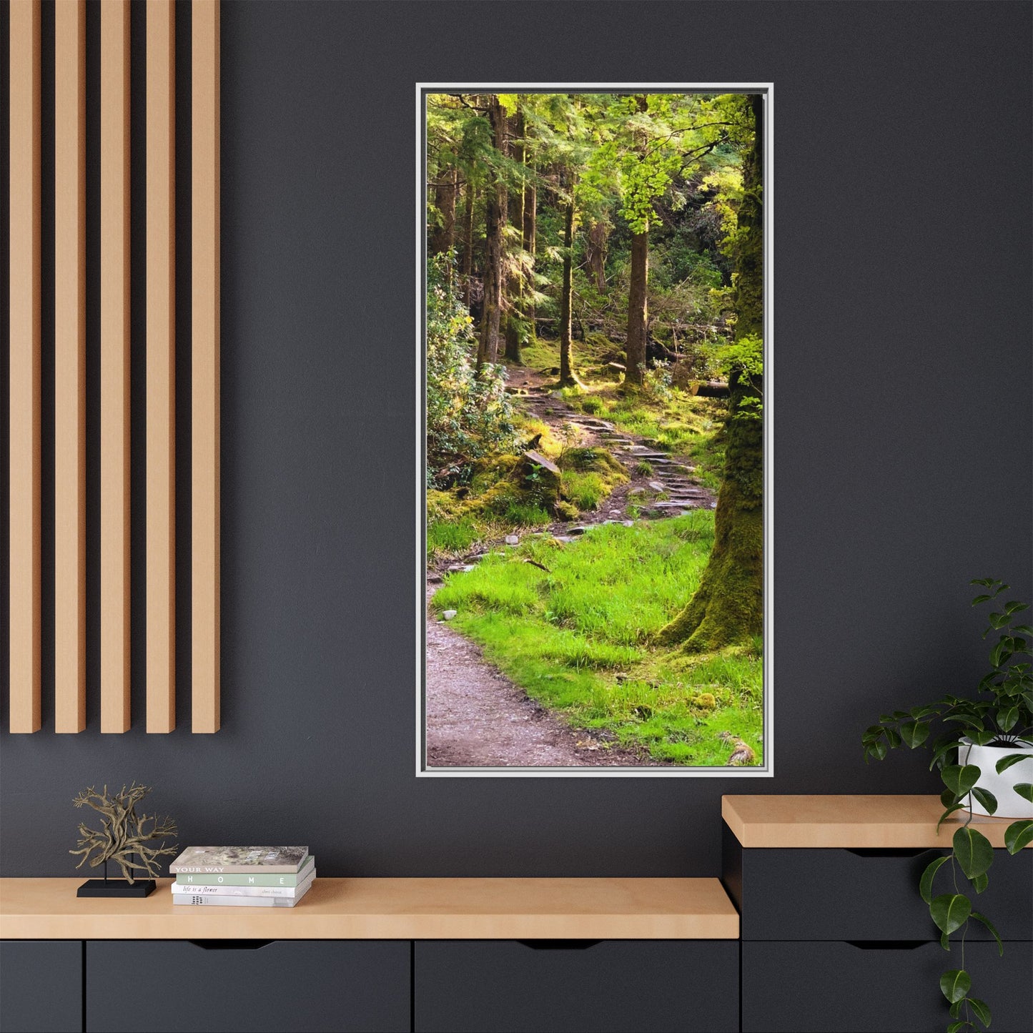 Torc Trail Matte Canvas, Framed (Multi-color)