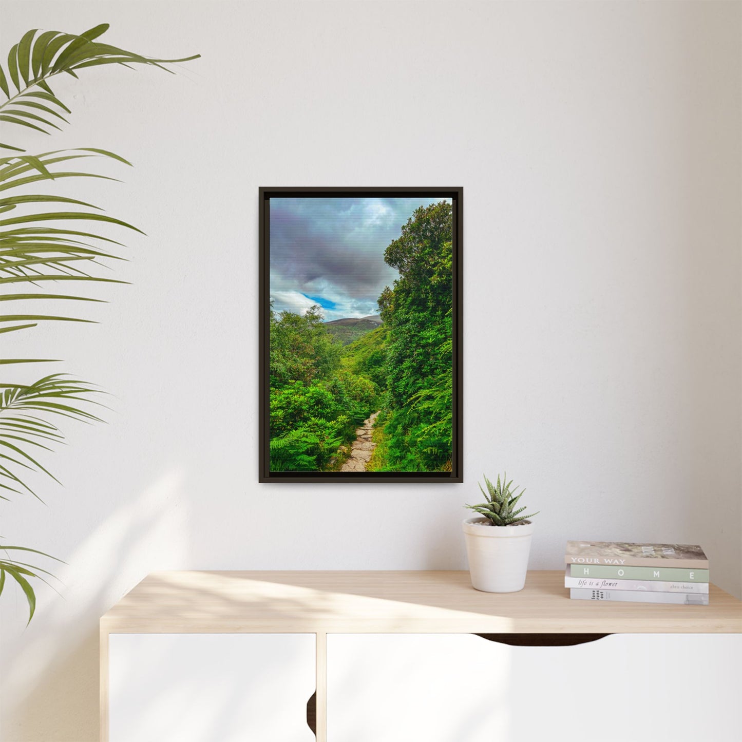 Torc Trail Matte Canvas, Framed (Multi-color)