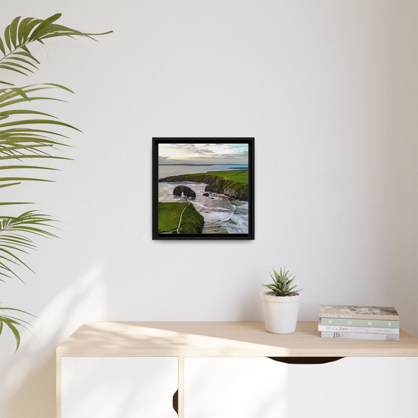 Virgin Rock Matte Canvas, Framed (Multi-color)