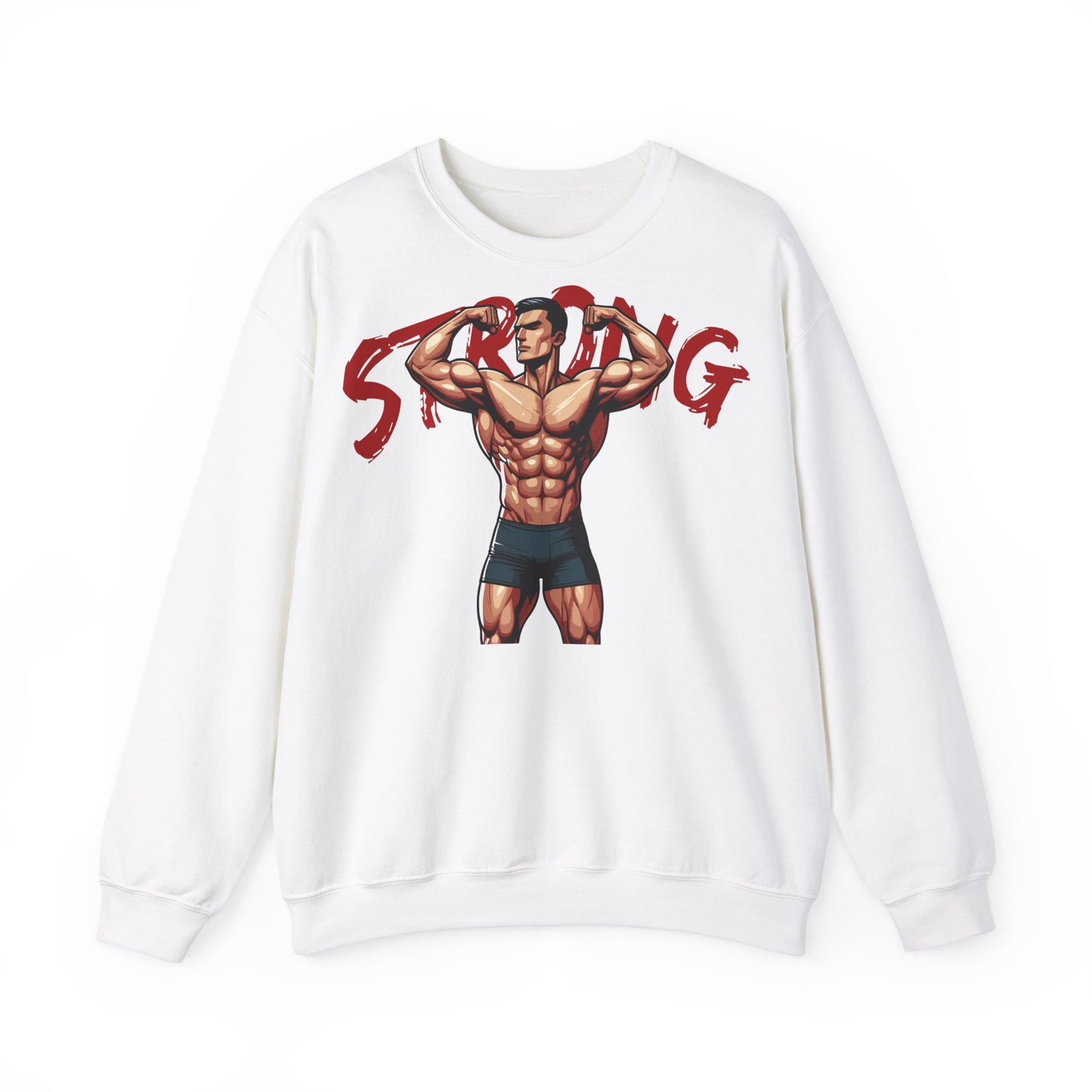 Strong Believe in Yourself Unisex Heavy Blend™ Crewneck Sweatshirt - Motivational Fitness Apparel