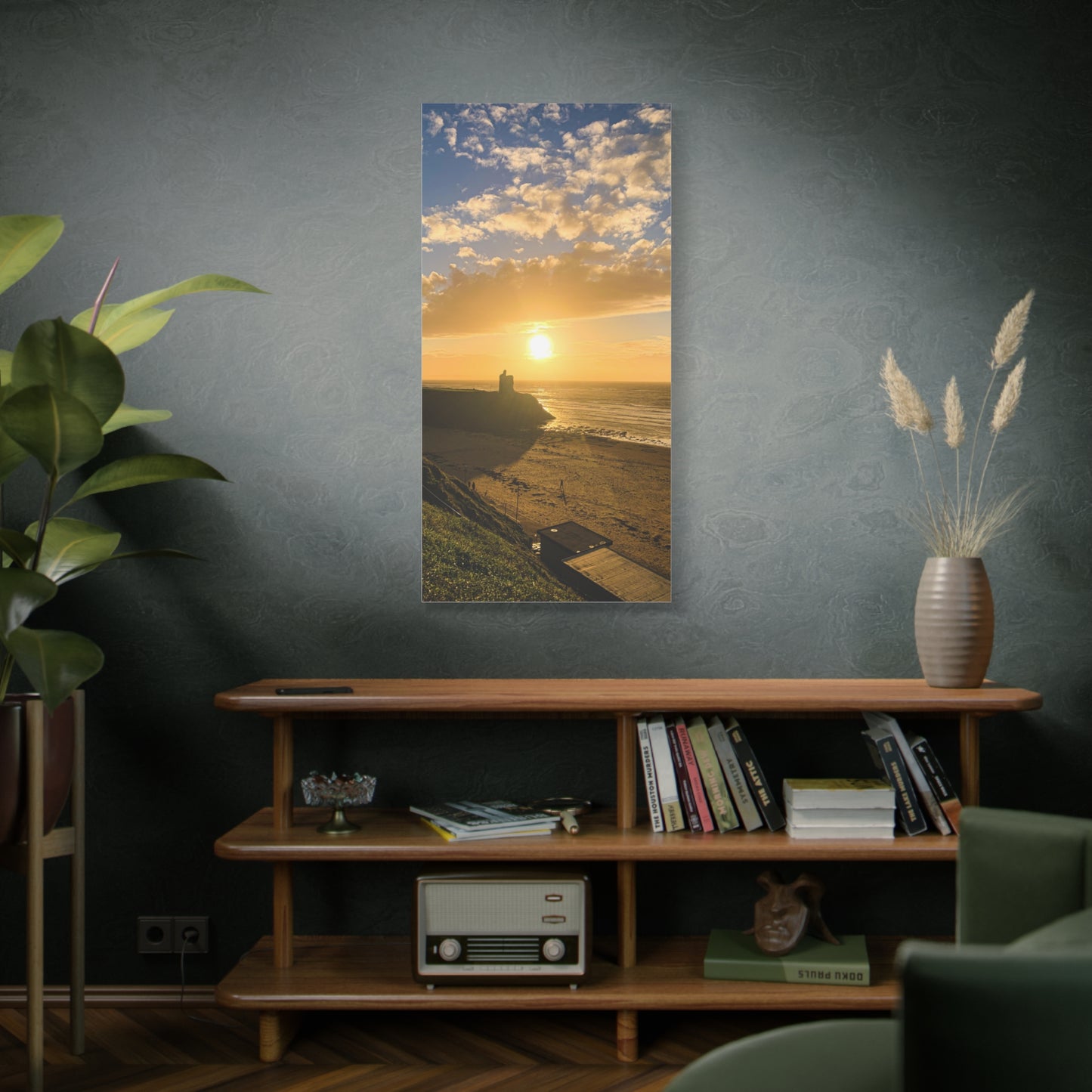 Ballybunion Sunset Castle Matte Canvas, Stretched, 1.25"