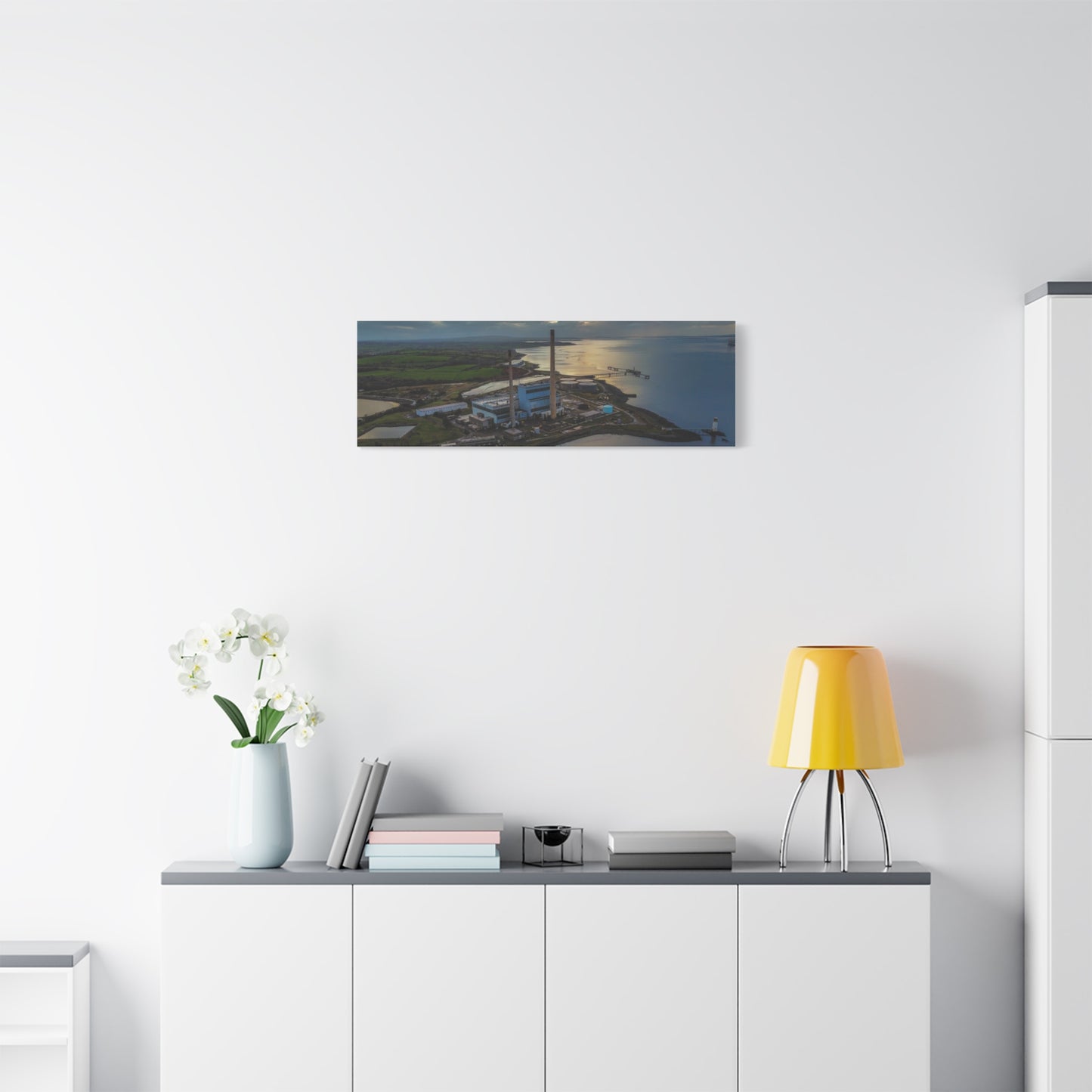 Tarbert Power Station Matte Canvas, Stretched, 1.25"