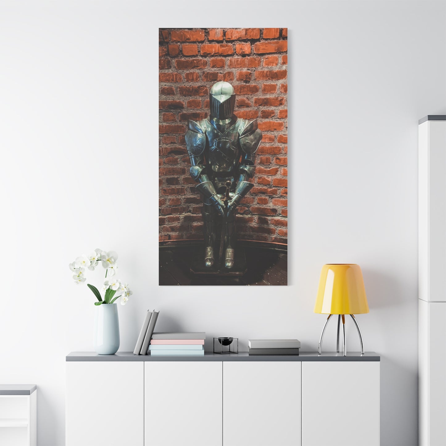 Steel Armour Medieval Age Lithuania Matte Canvas, Stretched, 1.25"