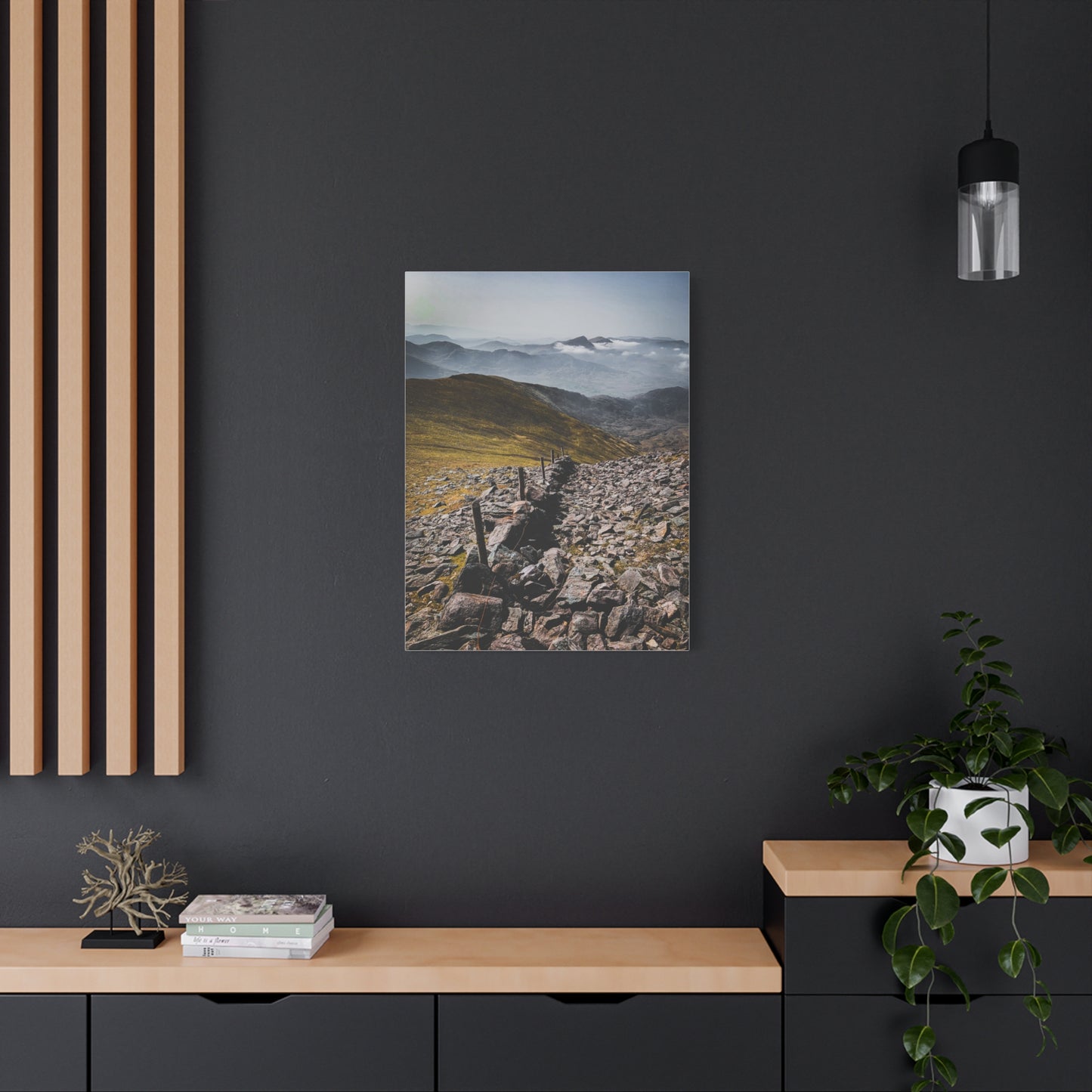 Wall in Mountains Matte Canvas, Stretched, 1.25"