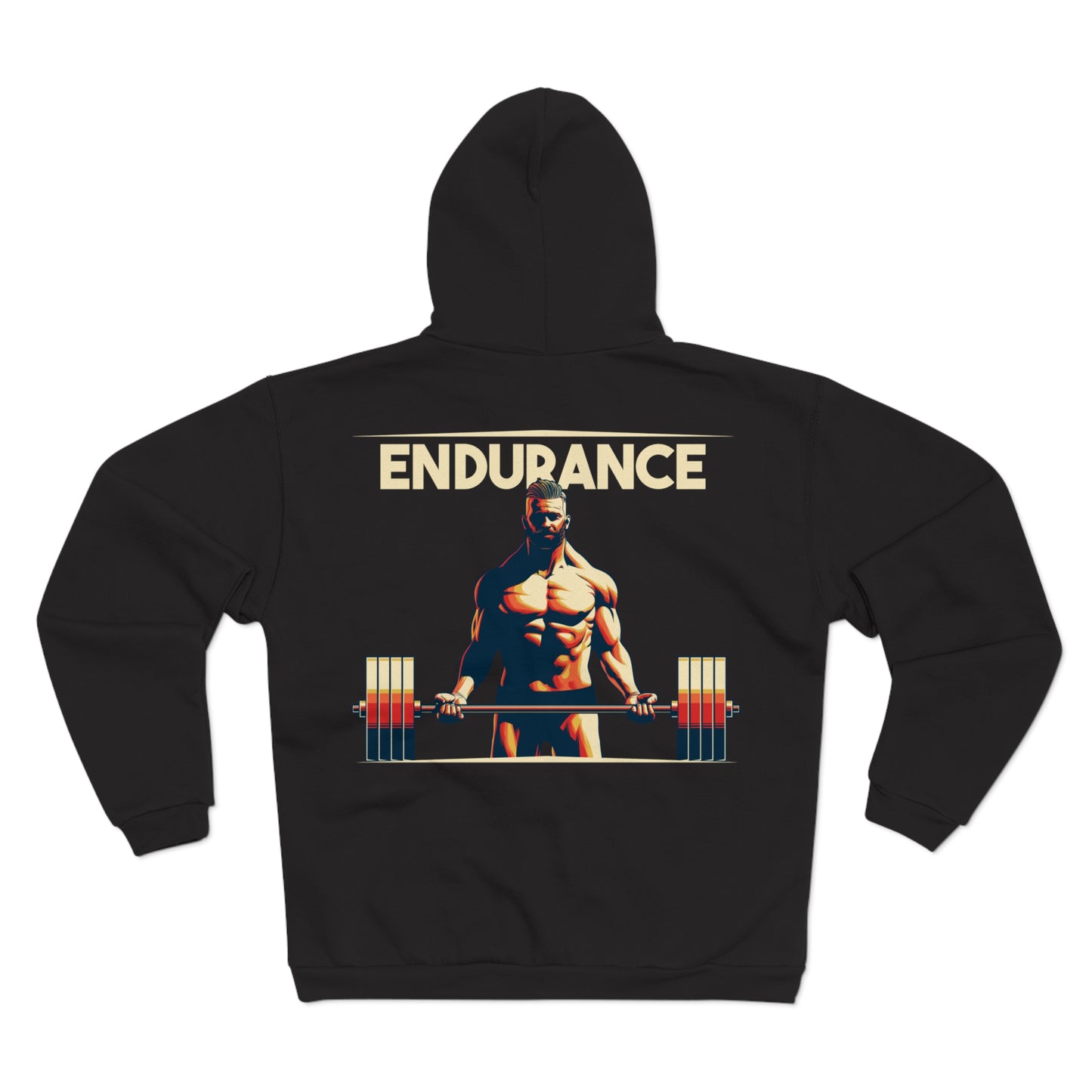 Endurance Motivation Unisex Zip Hooded Sweatshirt - Perfect for Fitness Enthusiasts