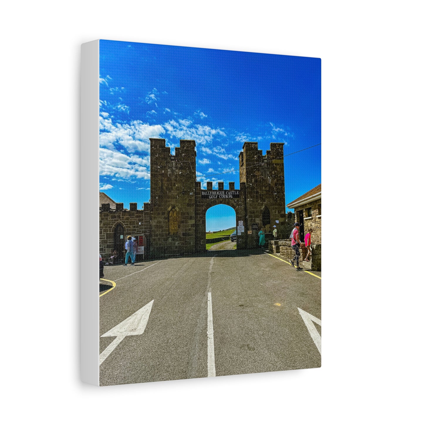 Ballyheigue Golf Club Gates Matte Canvas, Stretched, 1.25"