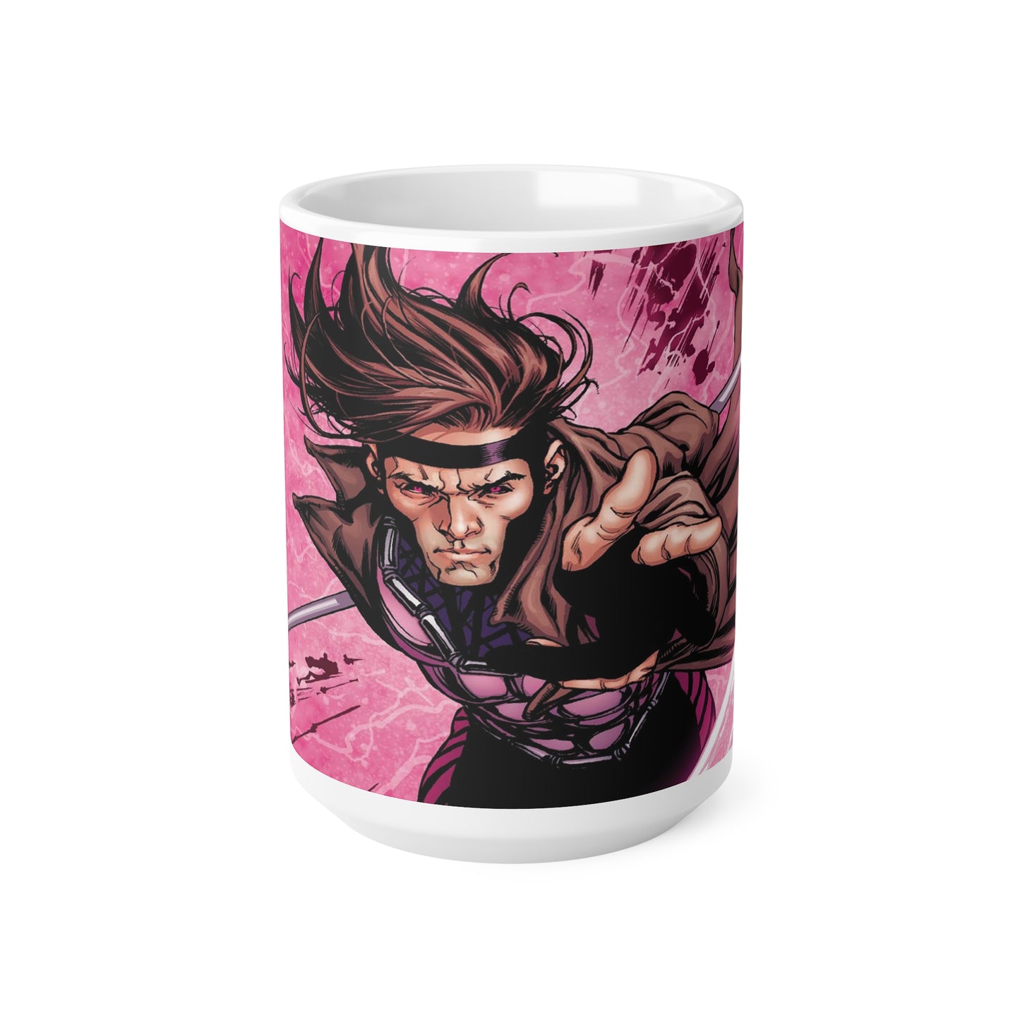Gambit Inspired Ceramic Coffee Cups - 11oz & 15oz | Superhero Mug for Dreamers & Fans