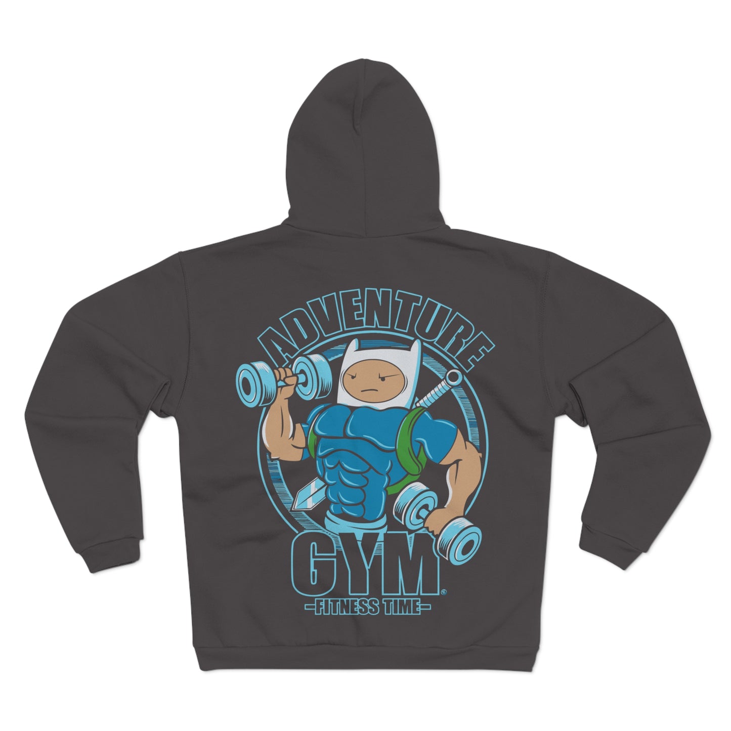 Adventure Gym Unisex Hooded Zip Sweatshirt - Fitness Enthusiast Hoodie