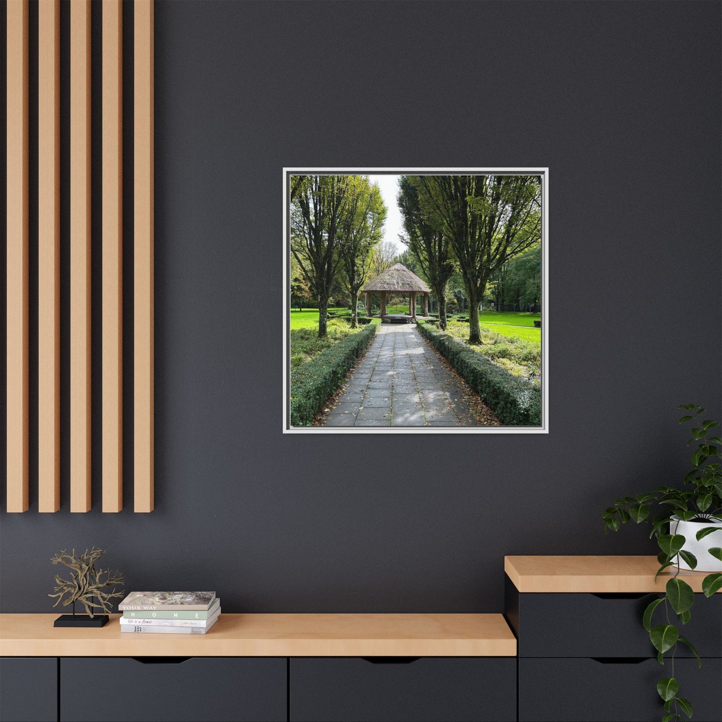 Adare Matte Canvas, Framed (Multi-color)