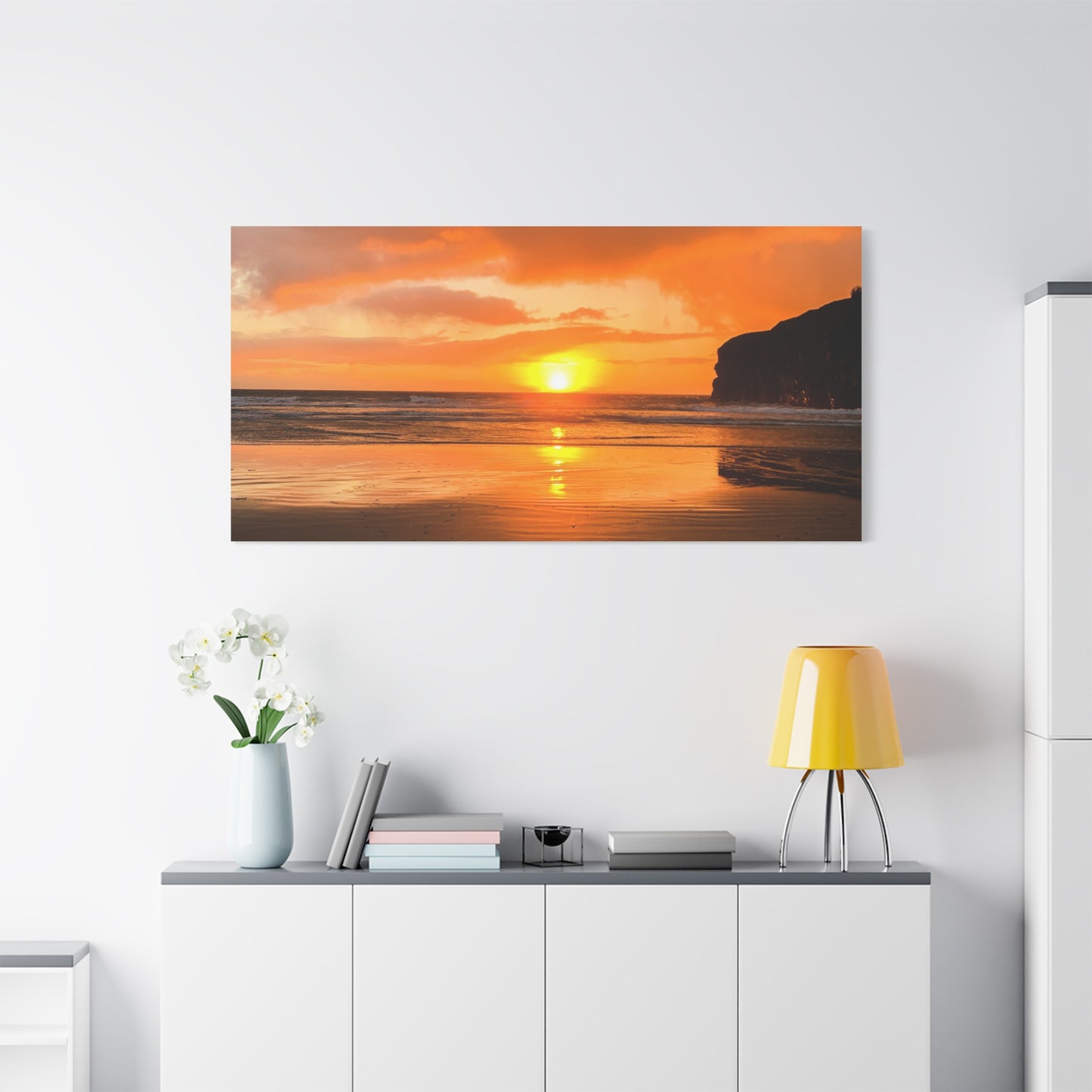 Sunset in Ballybunion Matte Canvas, Stretched, 1.25"