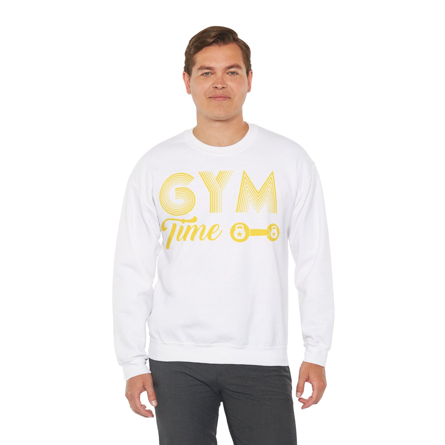 Gym Time Unisex Heavy Blend Crewneck Sweatshirt
