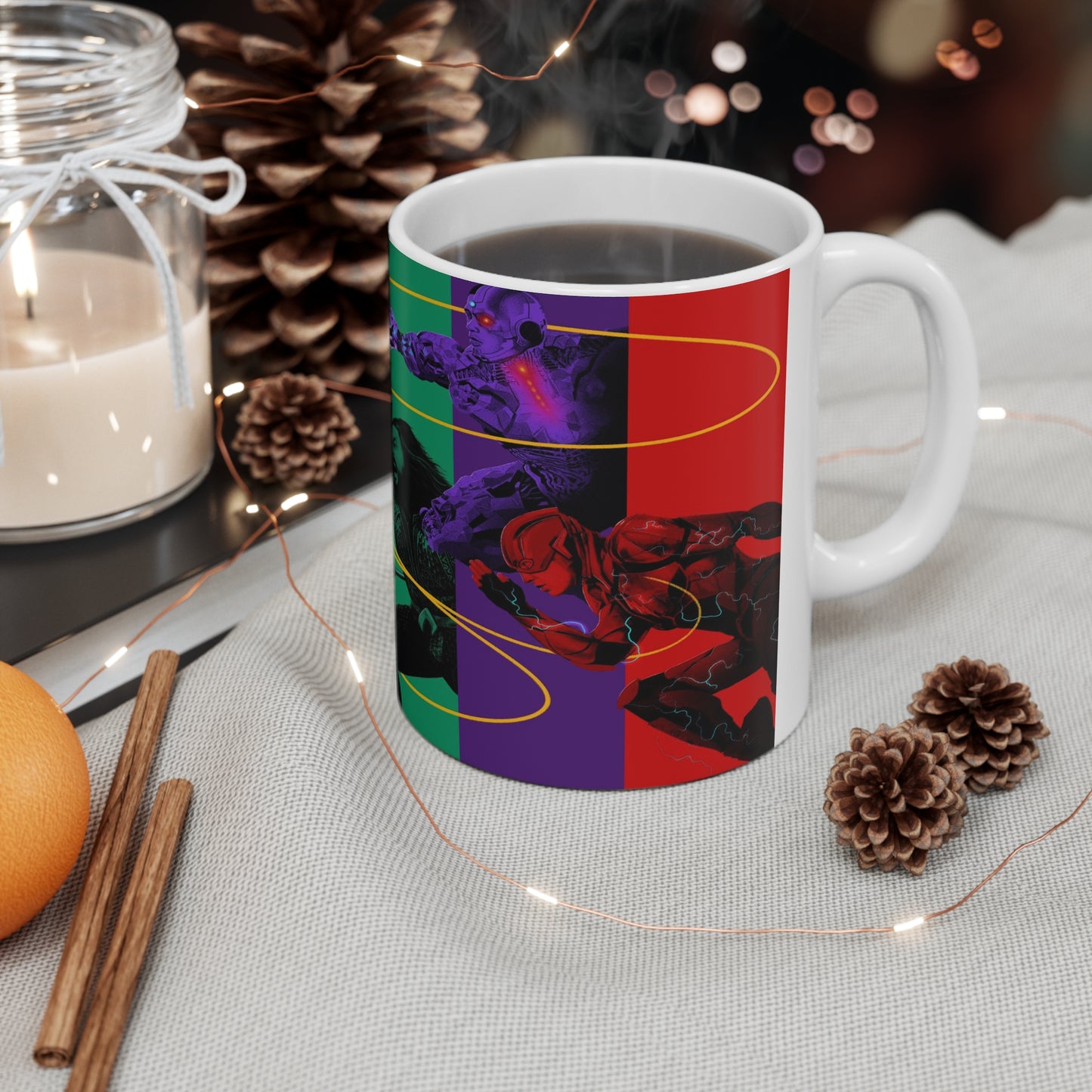 Superhero Ceramic Coffee Mugs - 11oz & 15oz - Perfect Gift for Comic Fans