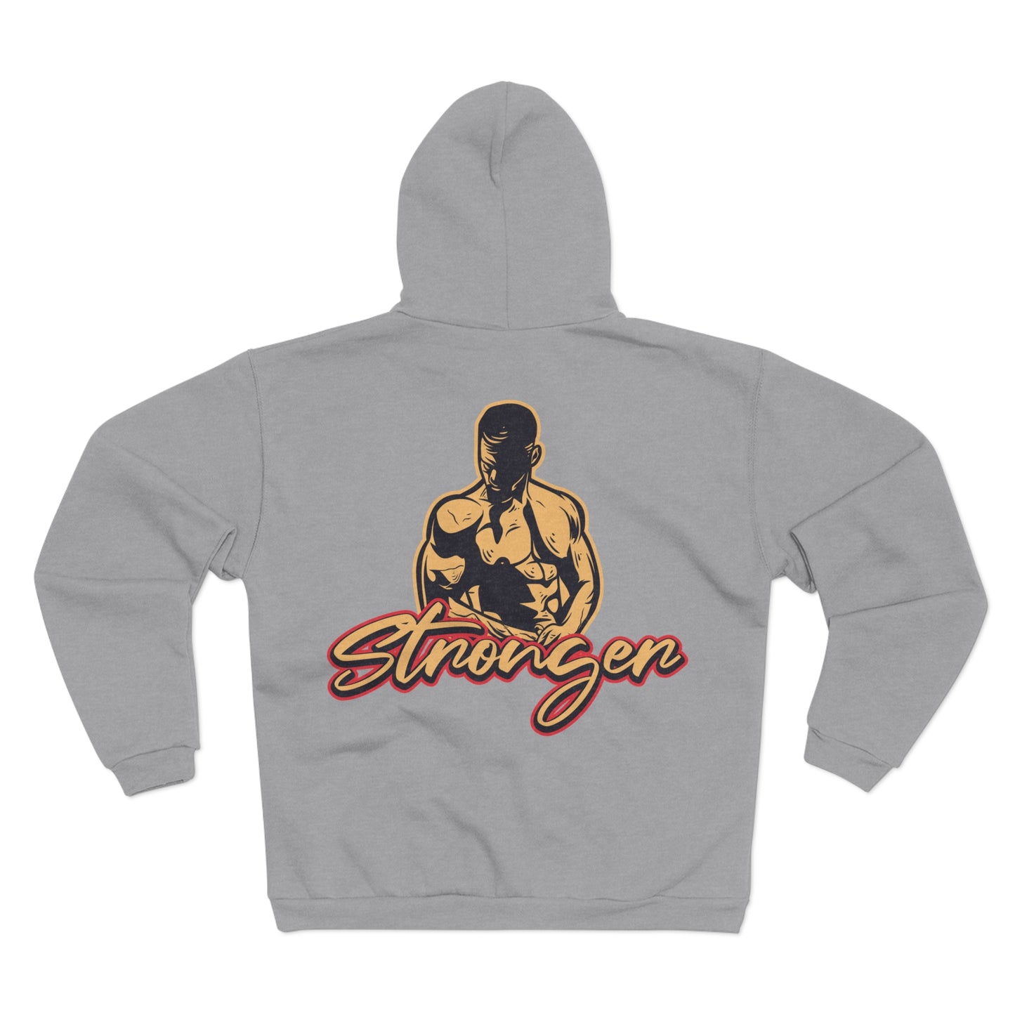 Strongman Unisex Hooded Zip Sweatshirt - Empower Your Workouts
