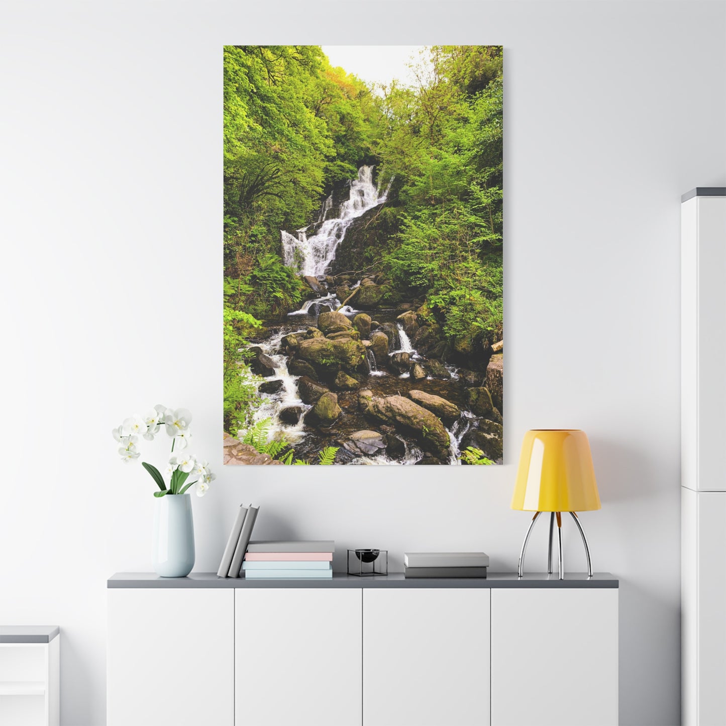 Torc waterfall Matte Canvas, Stretched, 1.25"