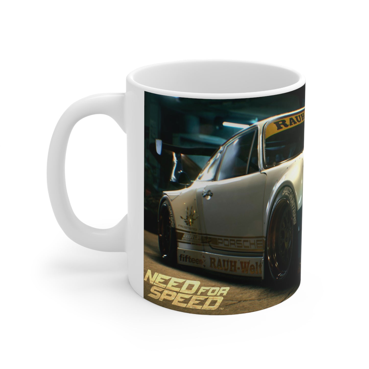 Racing-Themed Ceramic Coffee Cups – 11oz & 15oz – Perfect for Car Enthusiasts, Gamers, and Gift Giving