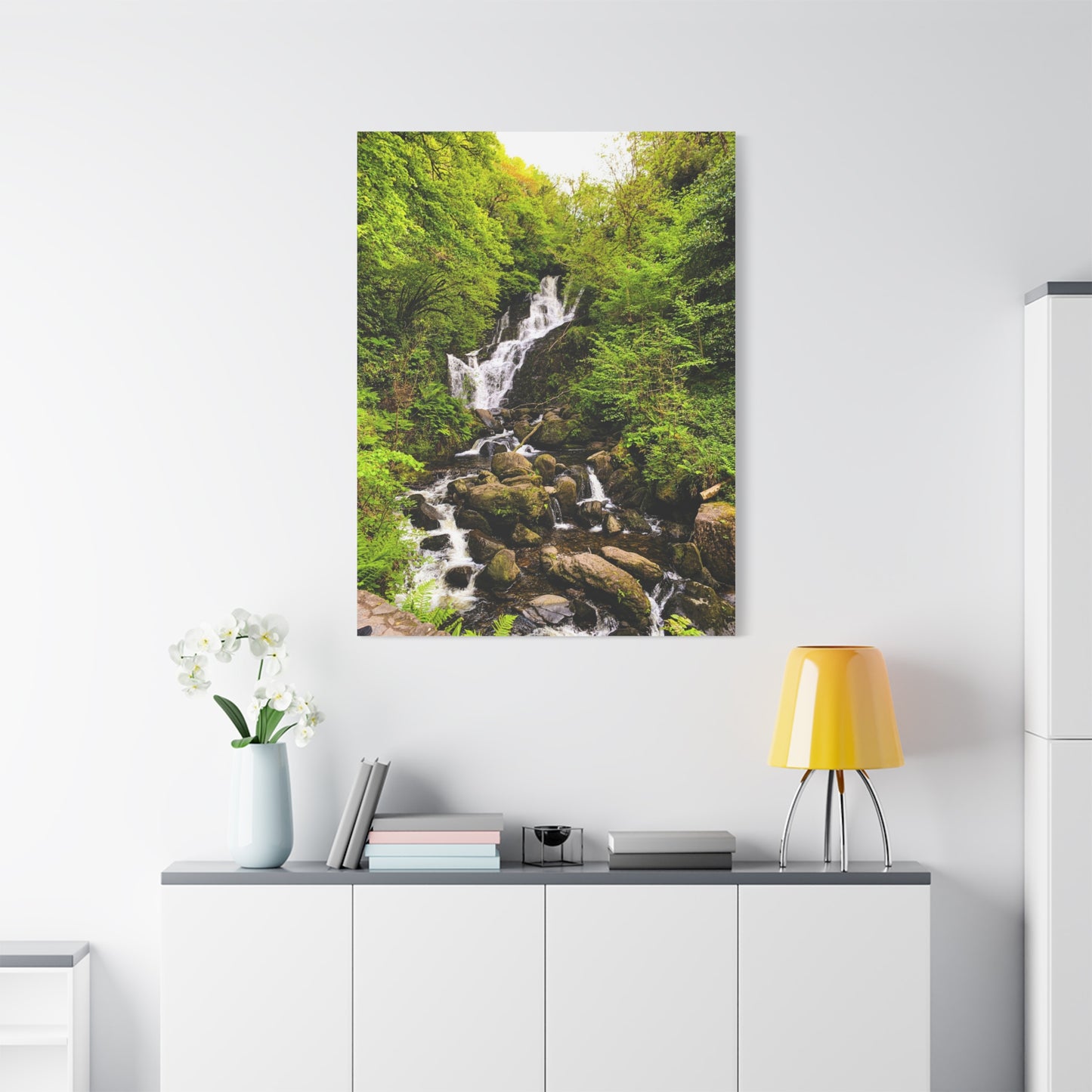 Torc waterfall Matte Canvas, Stretched, 1.25"