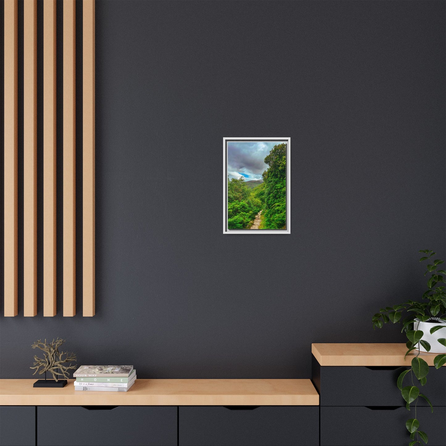 Torc Trail Matte Canvas, Framed (Multi-color)