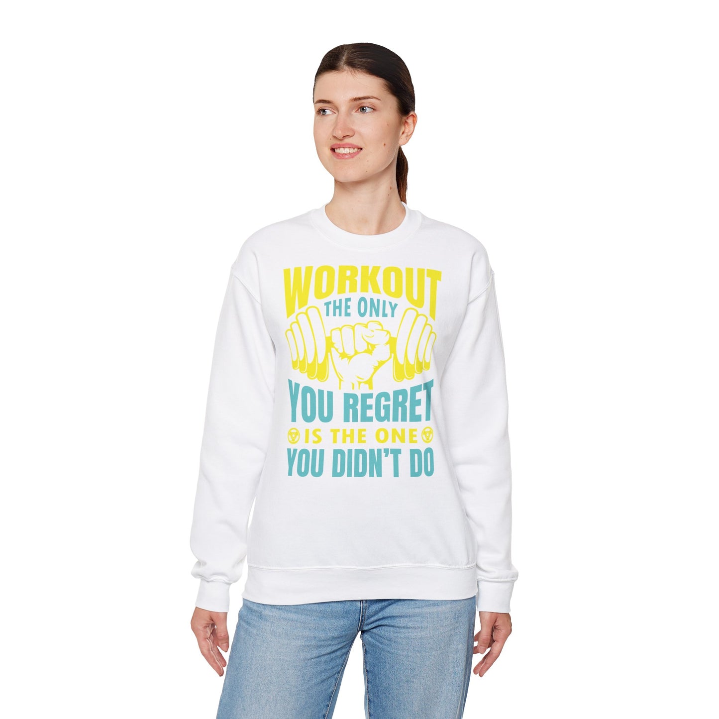 Workout Motivation Crewneck Sweatshirt - Unisex Heavy Blend