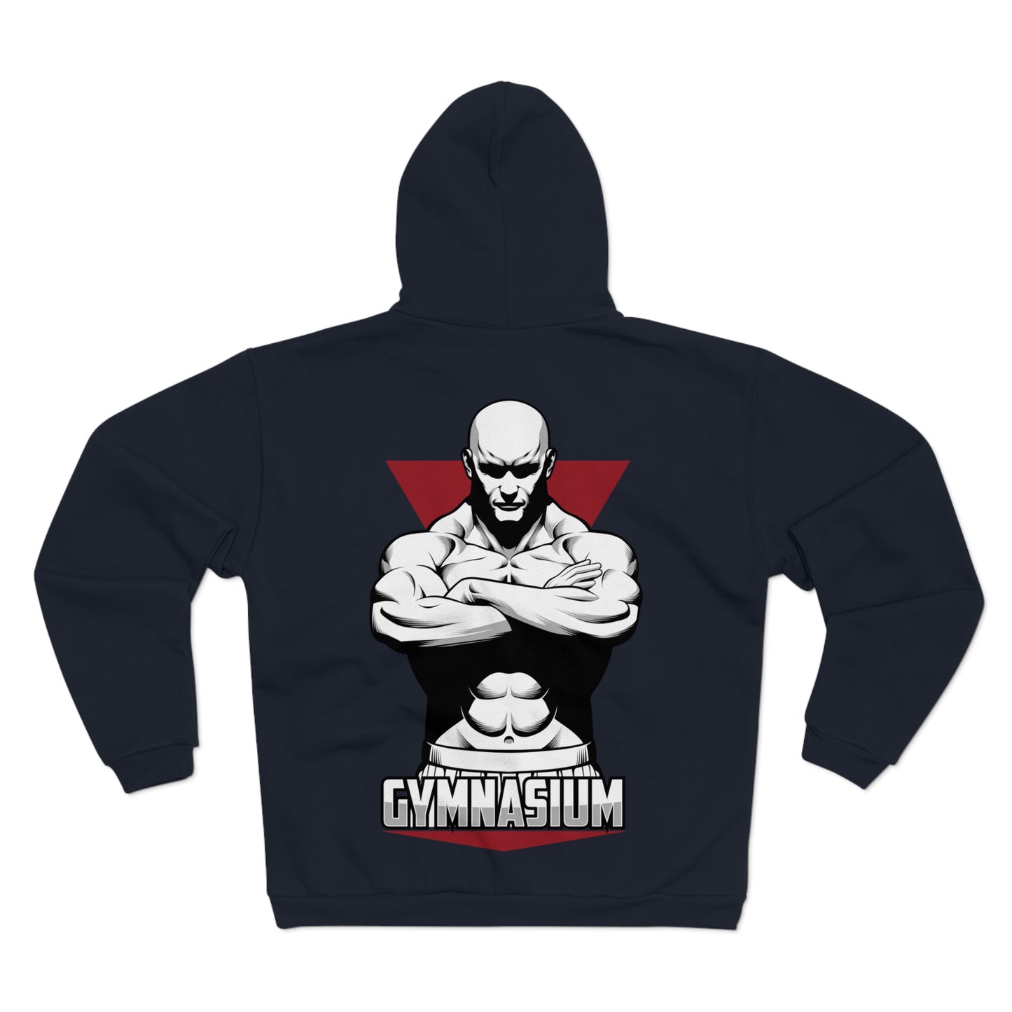 Gym Motivation Unisex Hooded Zip Sweatshirt - Bold Design for Fitness Enthusiasts
