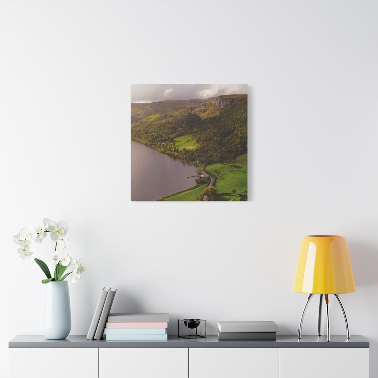 Sruth in Aghadh an Aird or The devil's Chimney Matte Canvas, Stretched, 1.25"