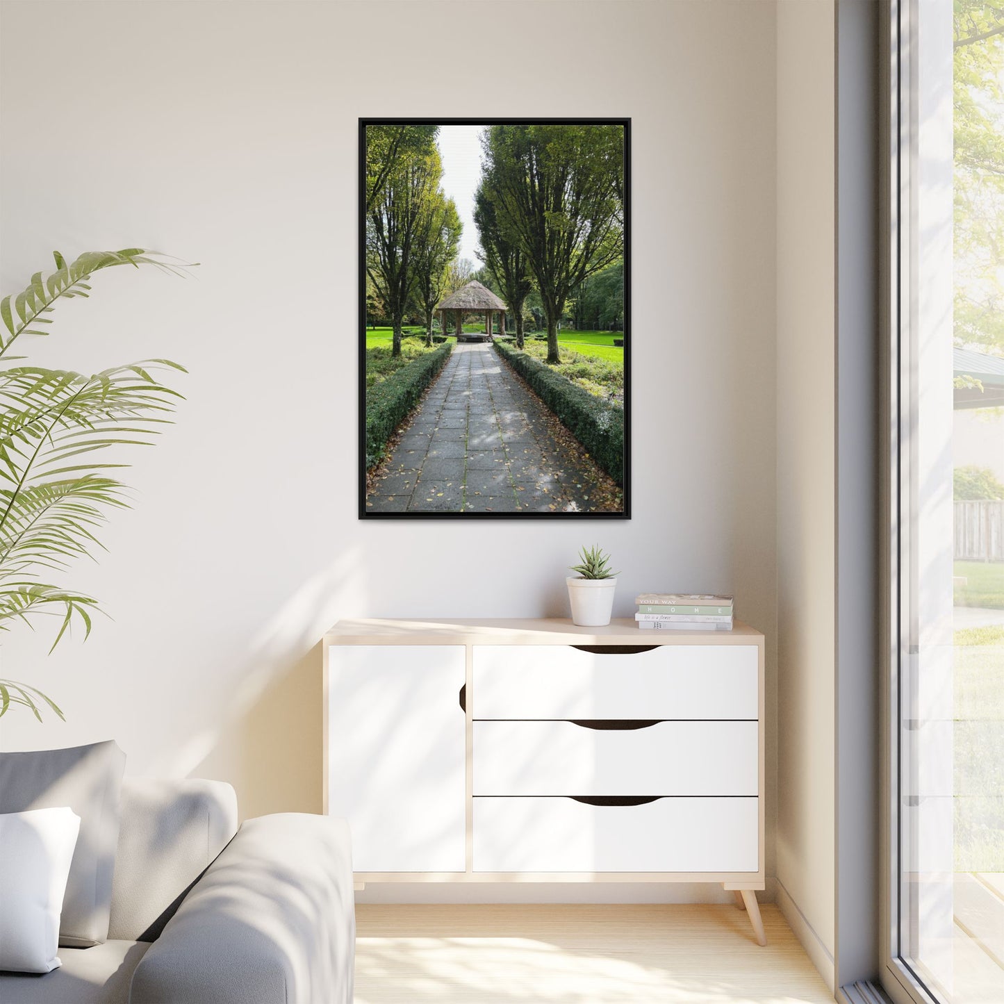 Adare Matte Canvas, Framed (Multi-color)