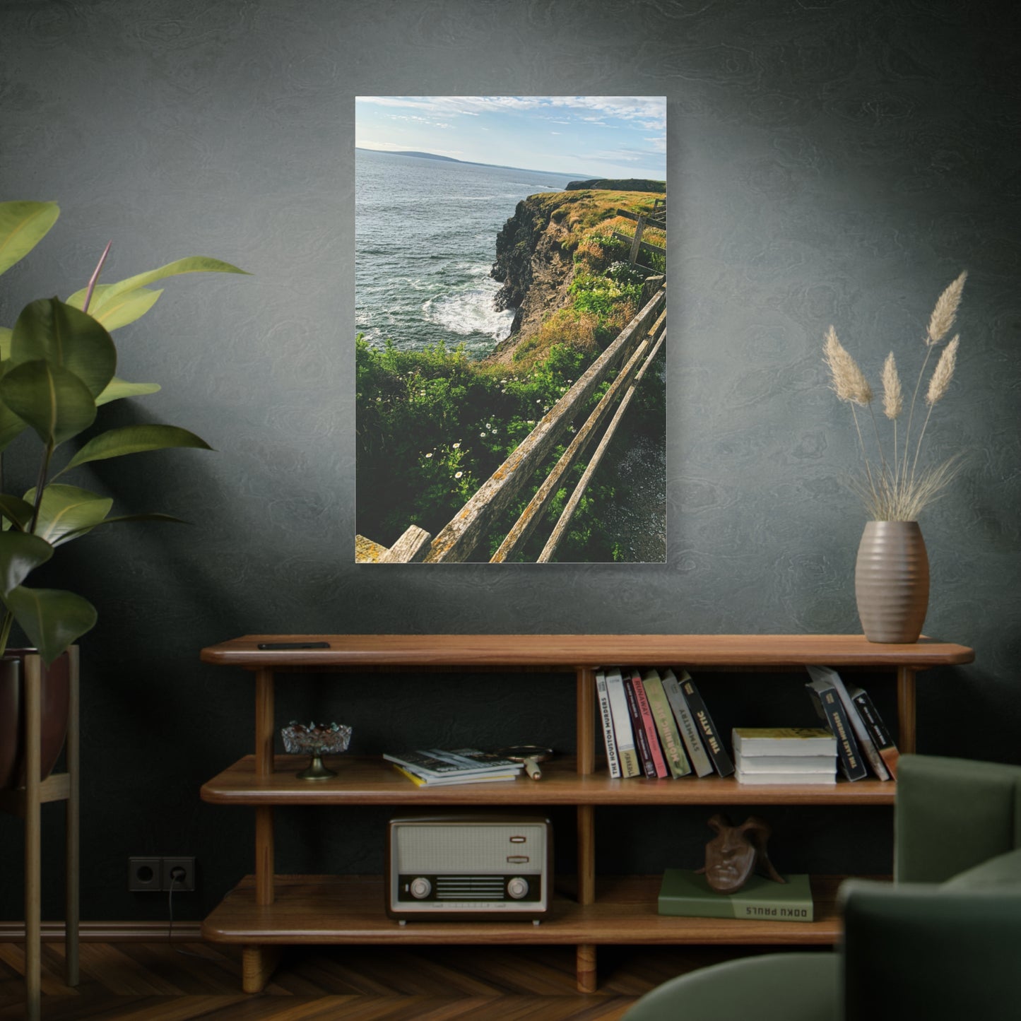 Ballybunion Cliff Walk Matte Canvas, Stretched, 1.25"