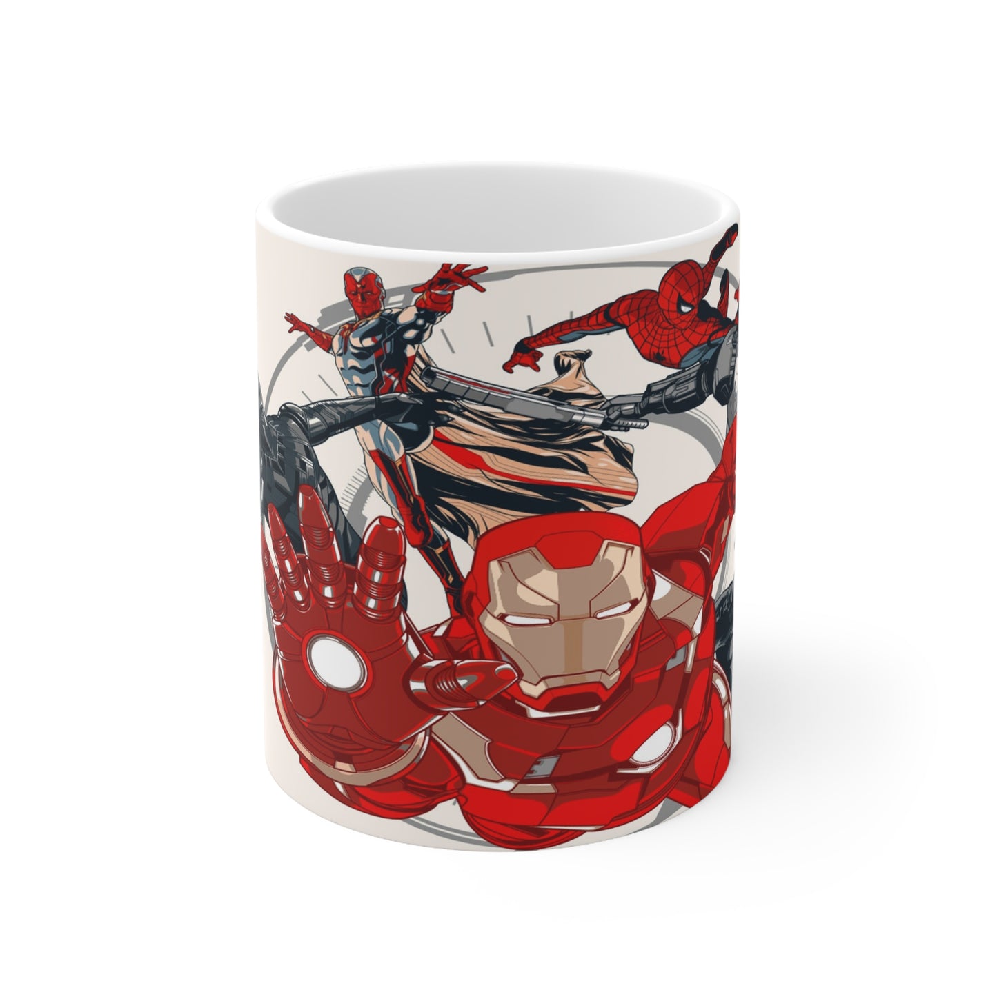 Superhero Ceramic Coffee Mug - 11oz & 15oz - Perfect Gift for Comic Fans
