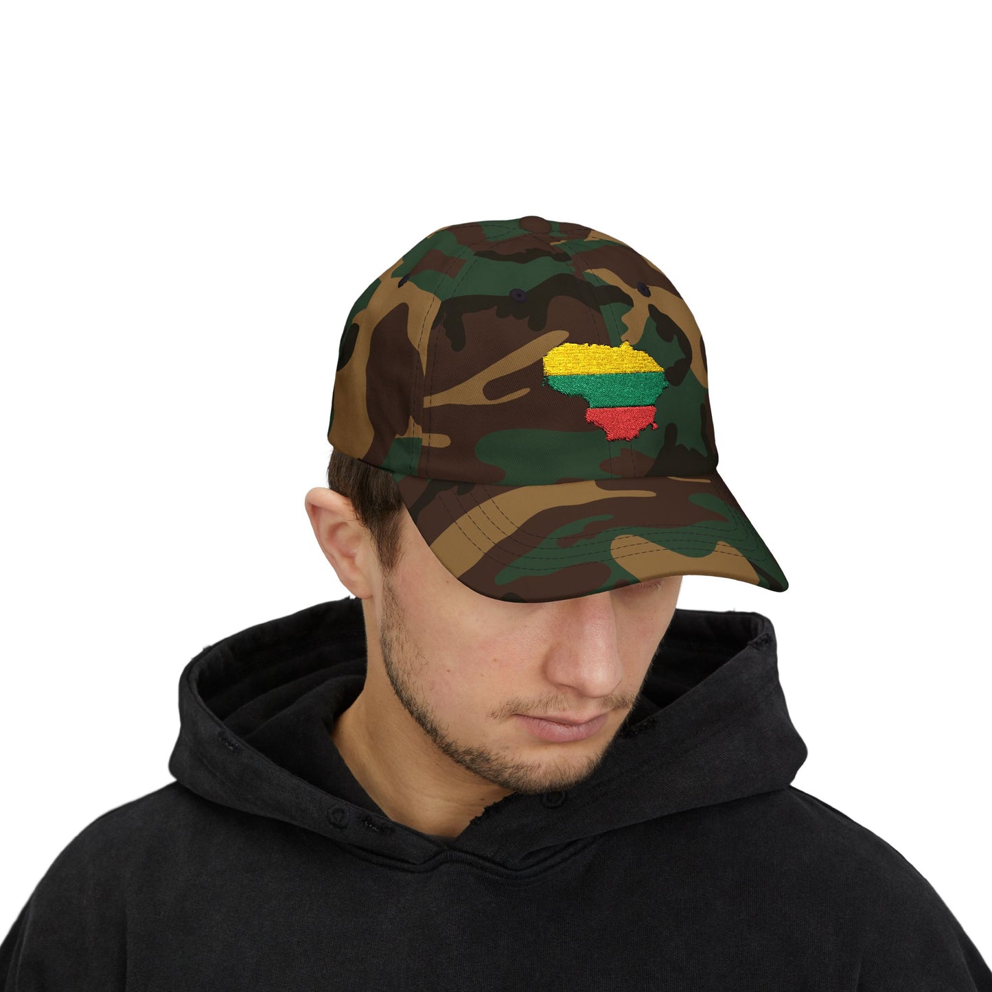 Lithuania Map Classic Dad Cap - Stylish Casual Hat for Everyday Wear