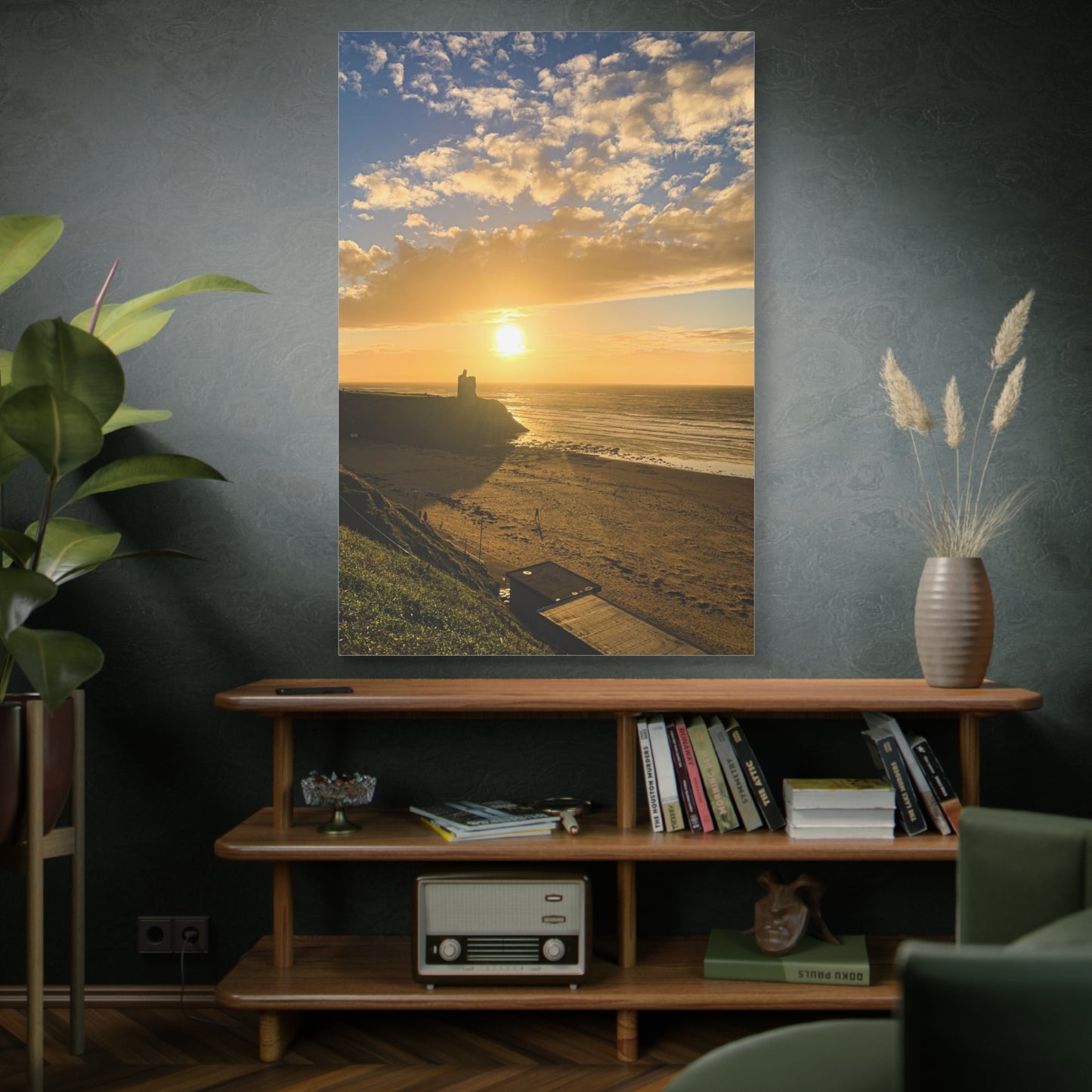 Ballybunion Sunset Castle Matte Canvas, Stretched, 1.25"
