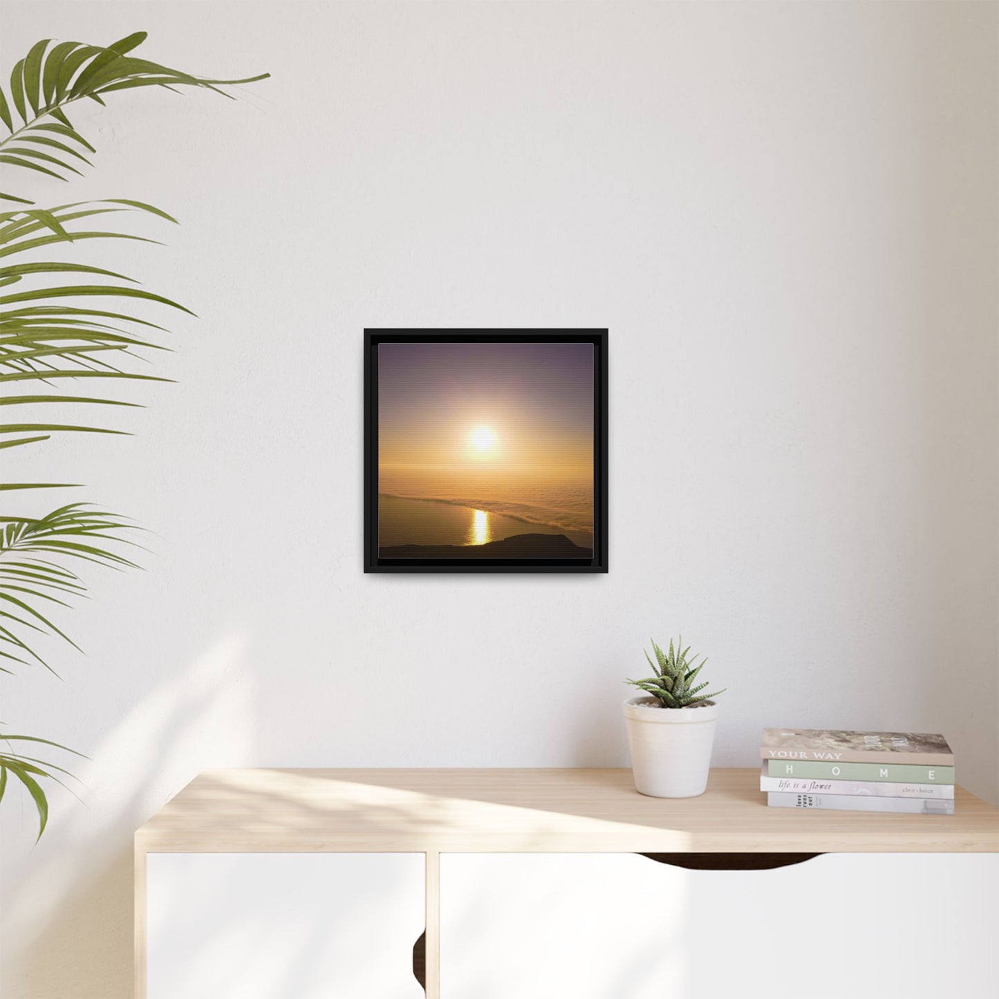 Sunset on Mount Brandon Matte Canvas, Framed (Multi-color)