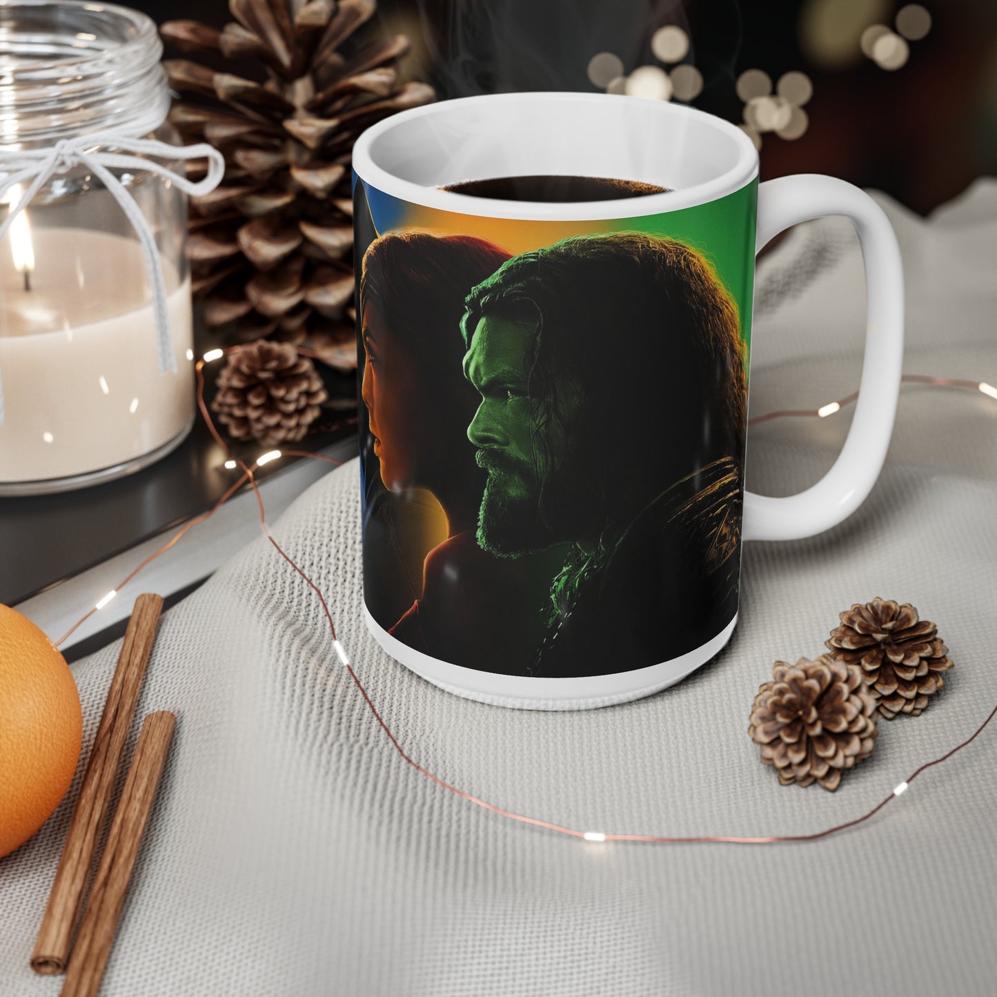 Superhero Ceramic Coffee Cup - 11oz & 15oz - Perfect Gift for Comic Book Fans