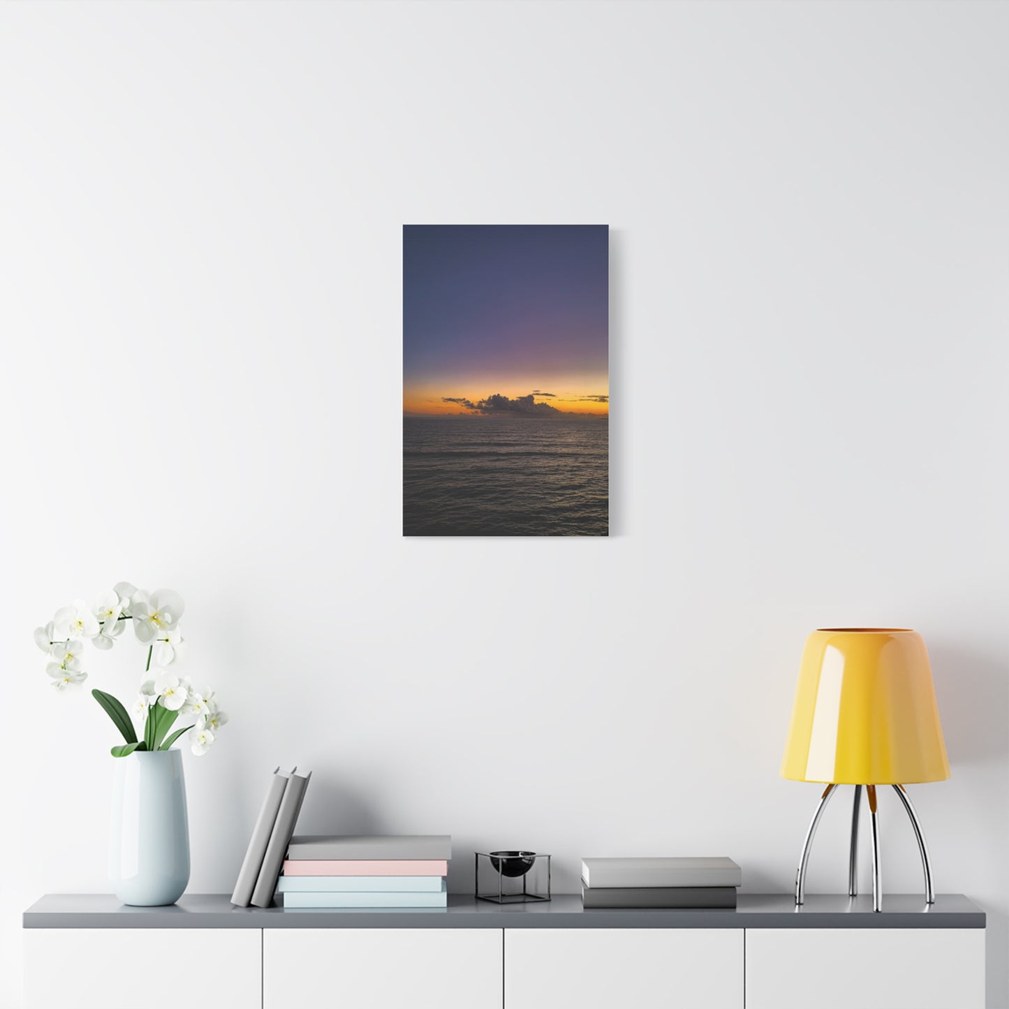 Sunset in Ocean 2 Matte Canvas, Stretched, 1.25"