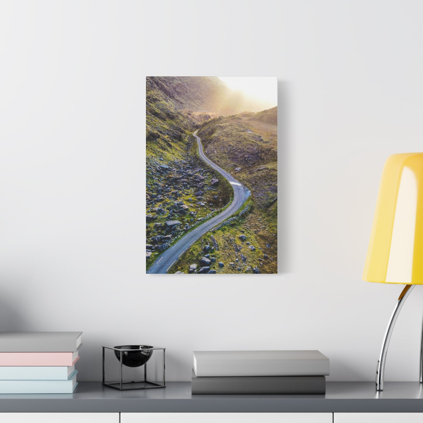 Valley Road Matte Canvas, Stretched, 1.25"