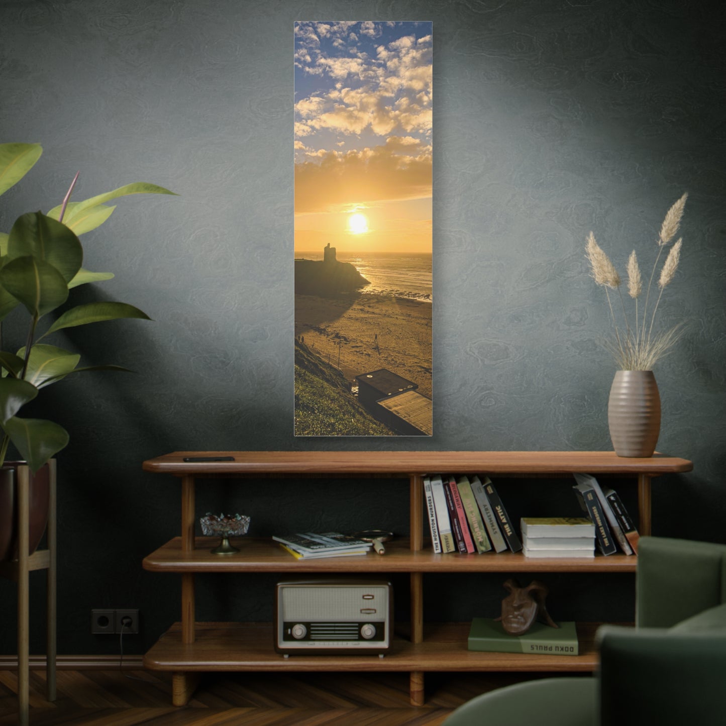 Ballybunion Sunset Castle Matte Canvas, Stretched, 1.25"