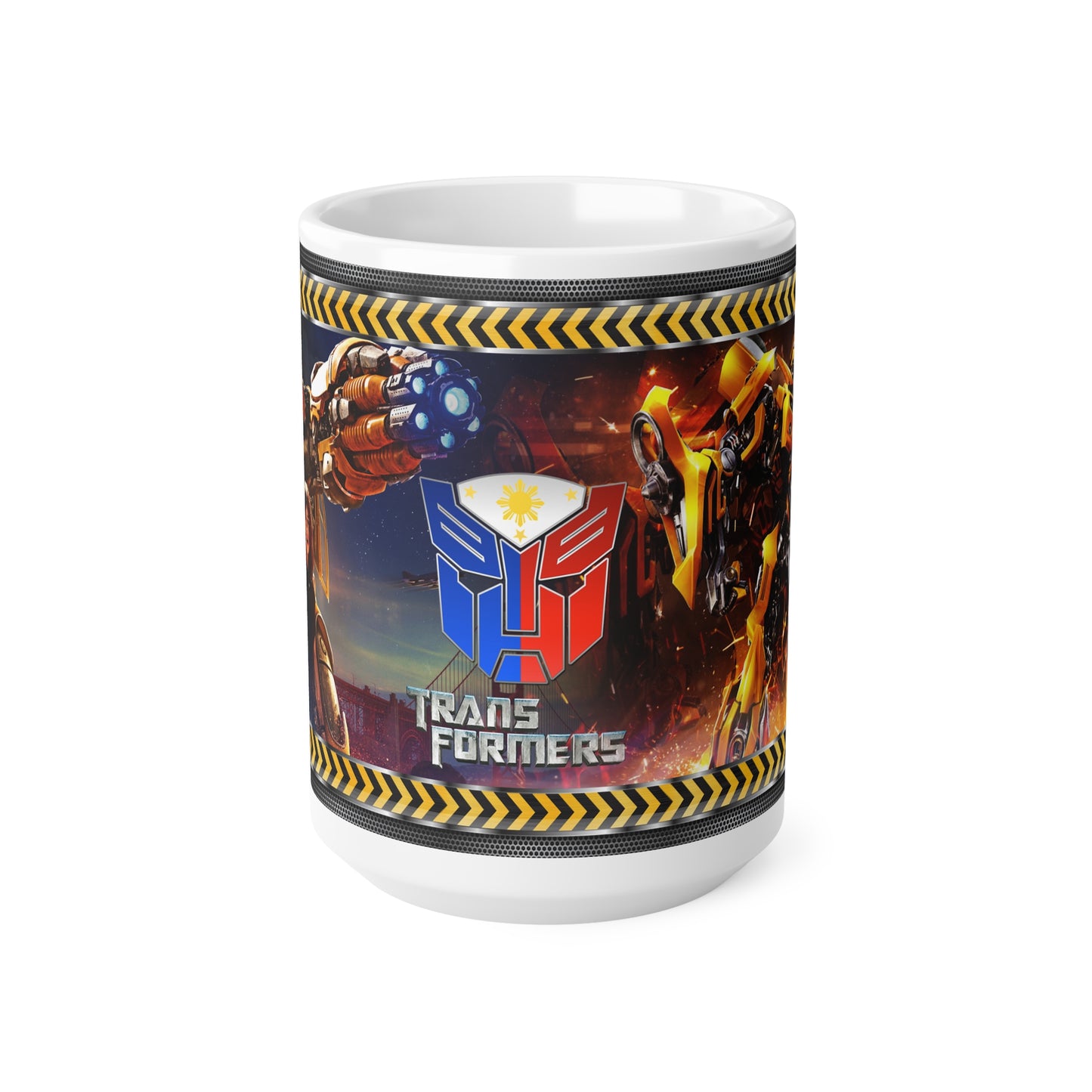 Transformers Inspired Ceramic Coffee Mugs - 11oz & 15oz Sizes