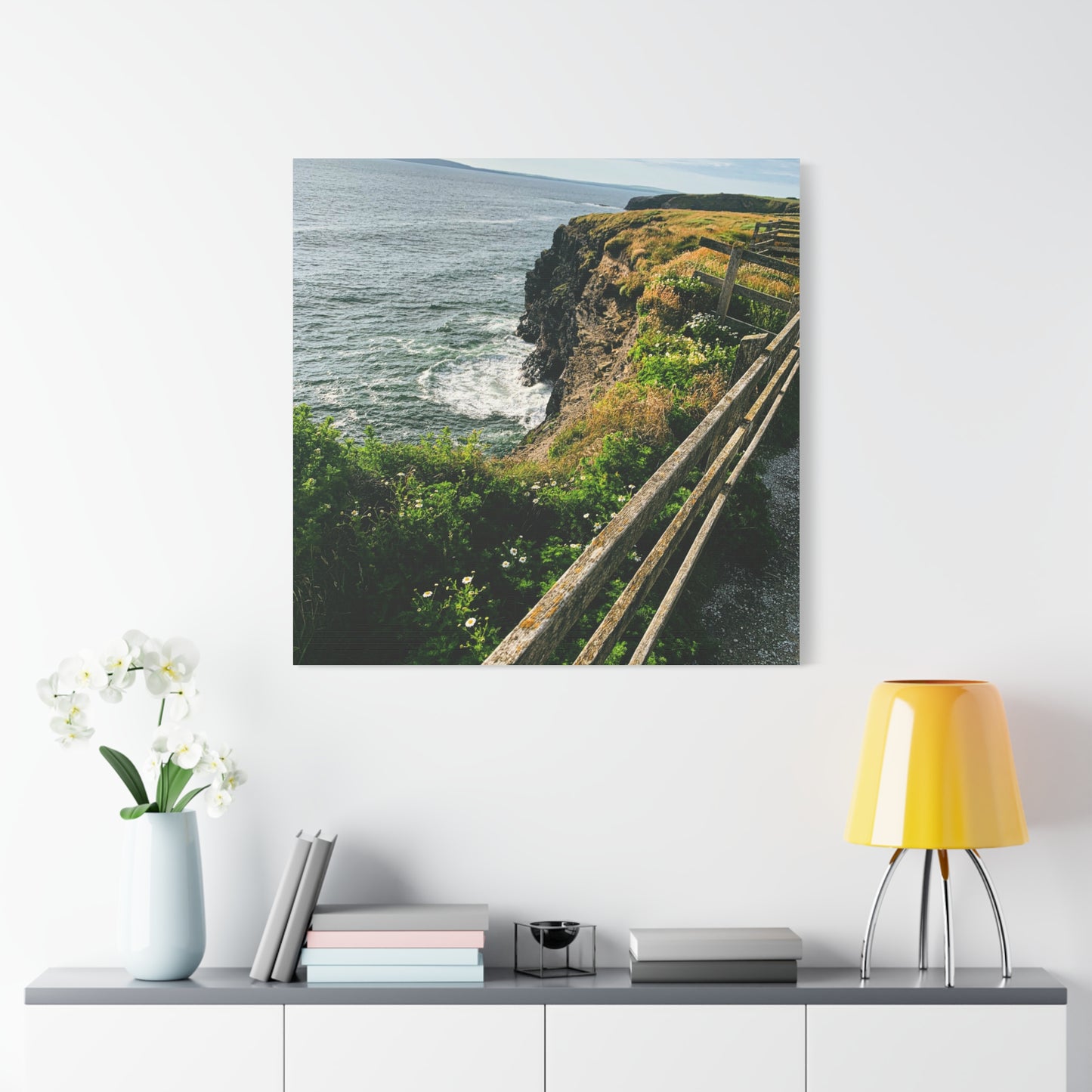 Ballybunion Cliff Walk Matte Canvas, Stretched, 1.25"